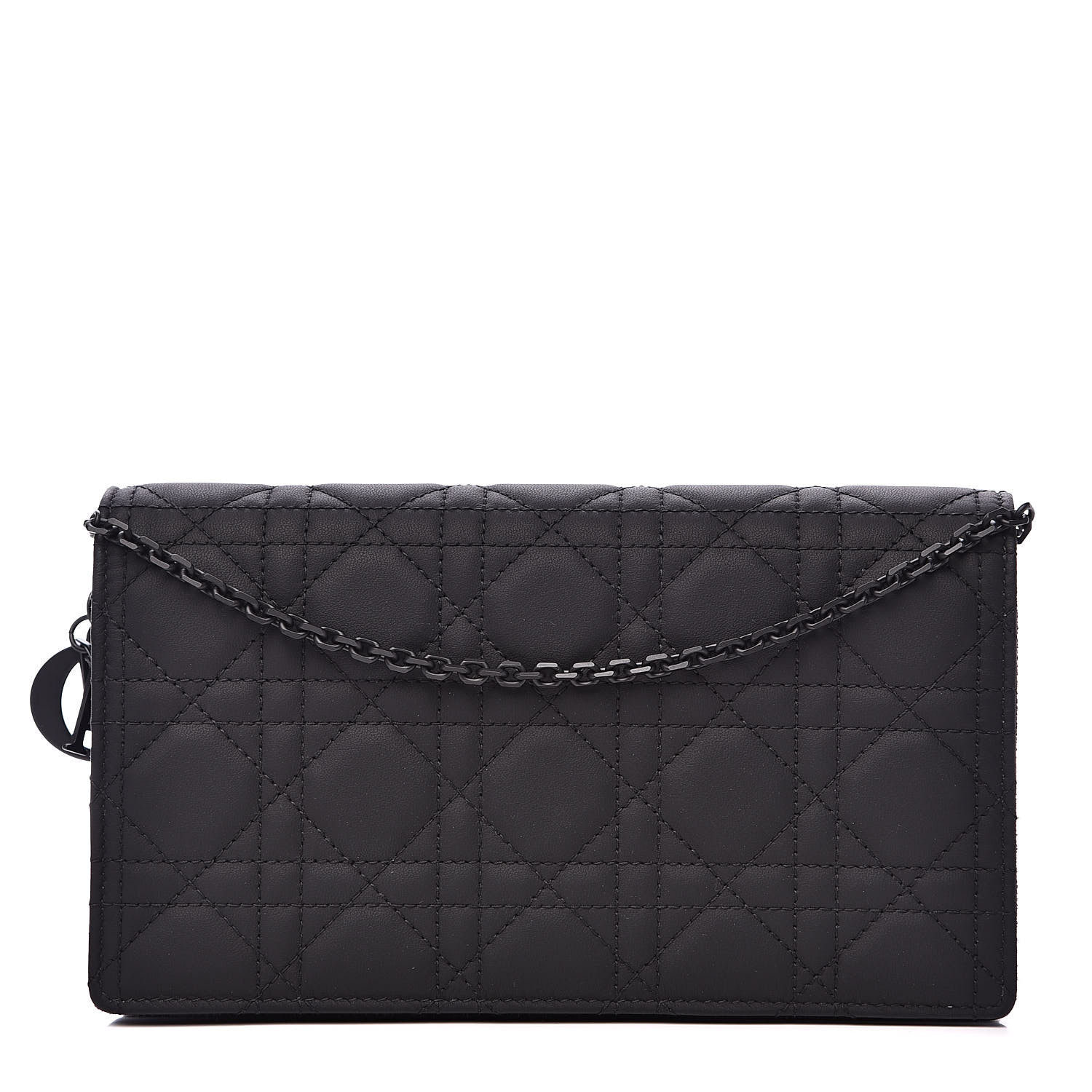 lady dior calfskin clutch