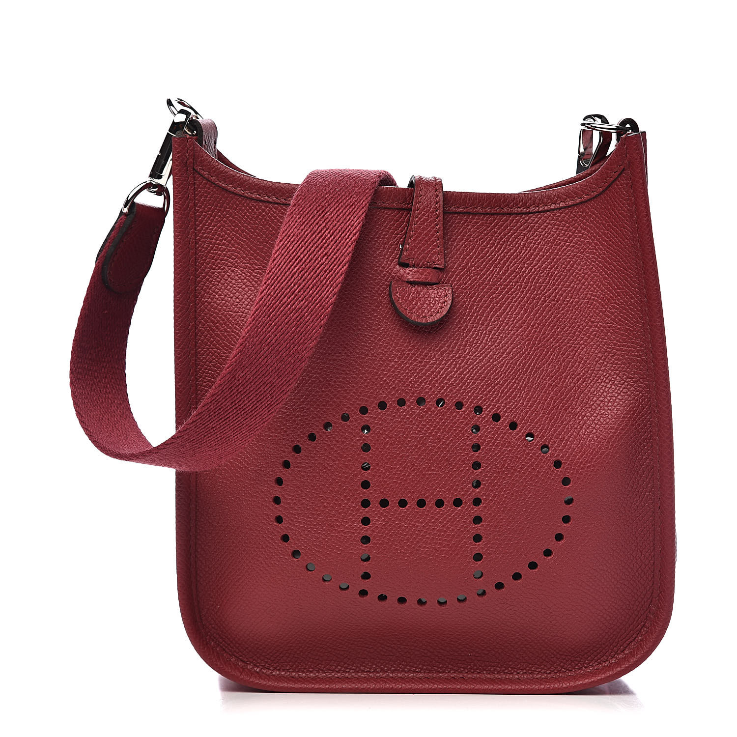 HERMES Epsom Evelyne TPM Rouge Grenat 530617