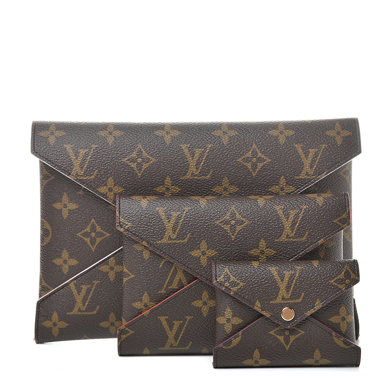 Louis Vuitton Mono Giant Kirigami Pochette Set at 1stDibs