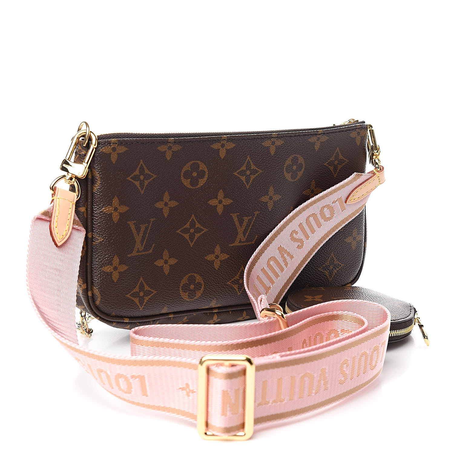 Louis Vuitton Monogram Multi Pochette Accessories Rose Clair 530492 0710