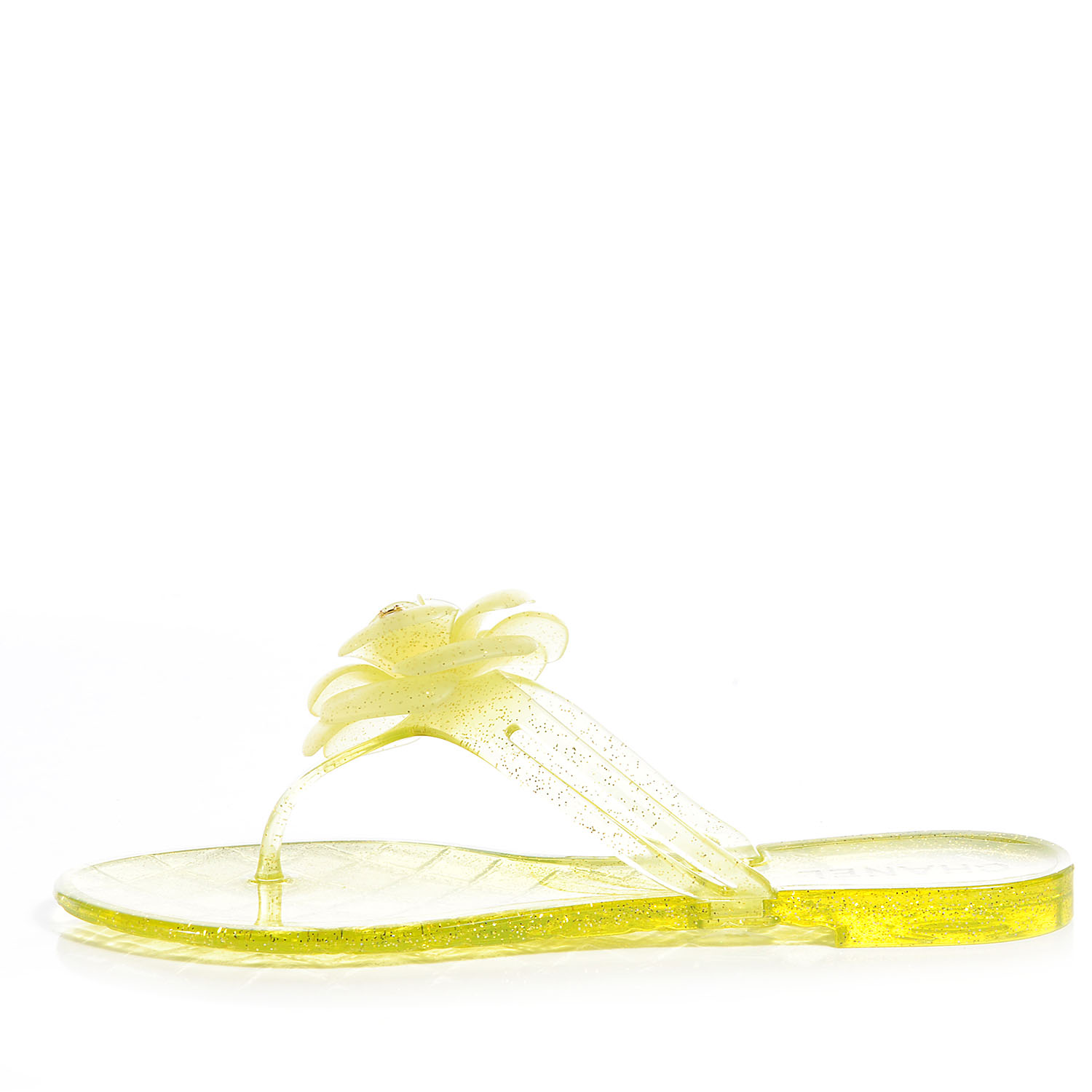 chanel jelly thong sandals