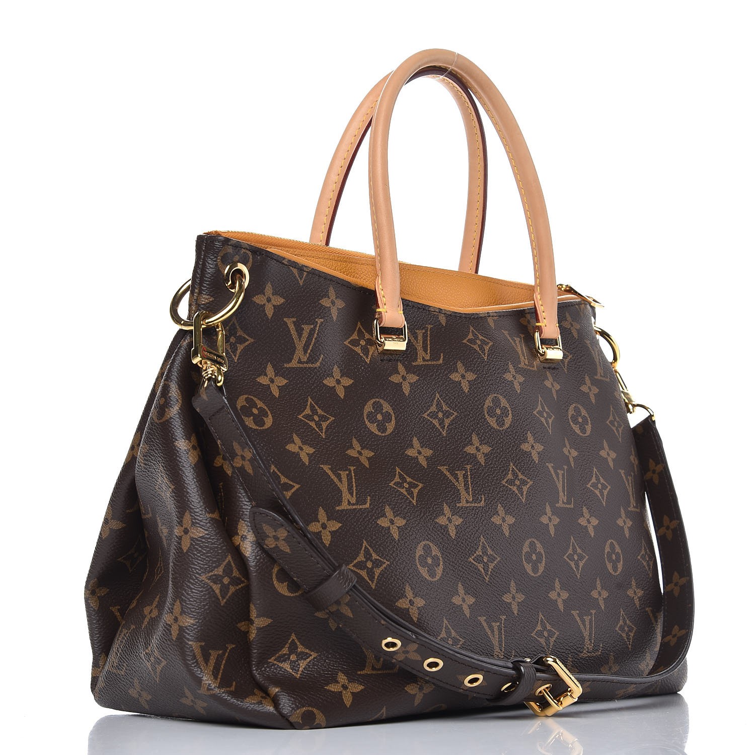 LOUIS VUITTON Monogram Pallas Safran