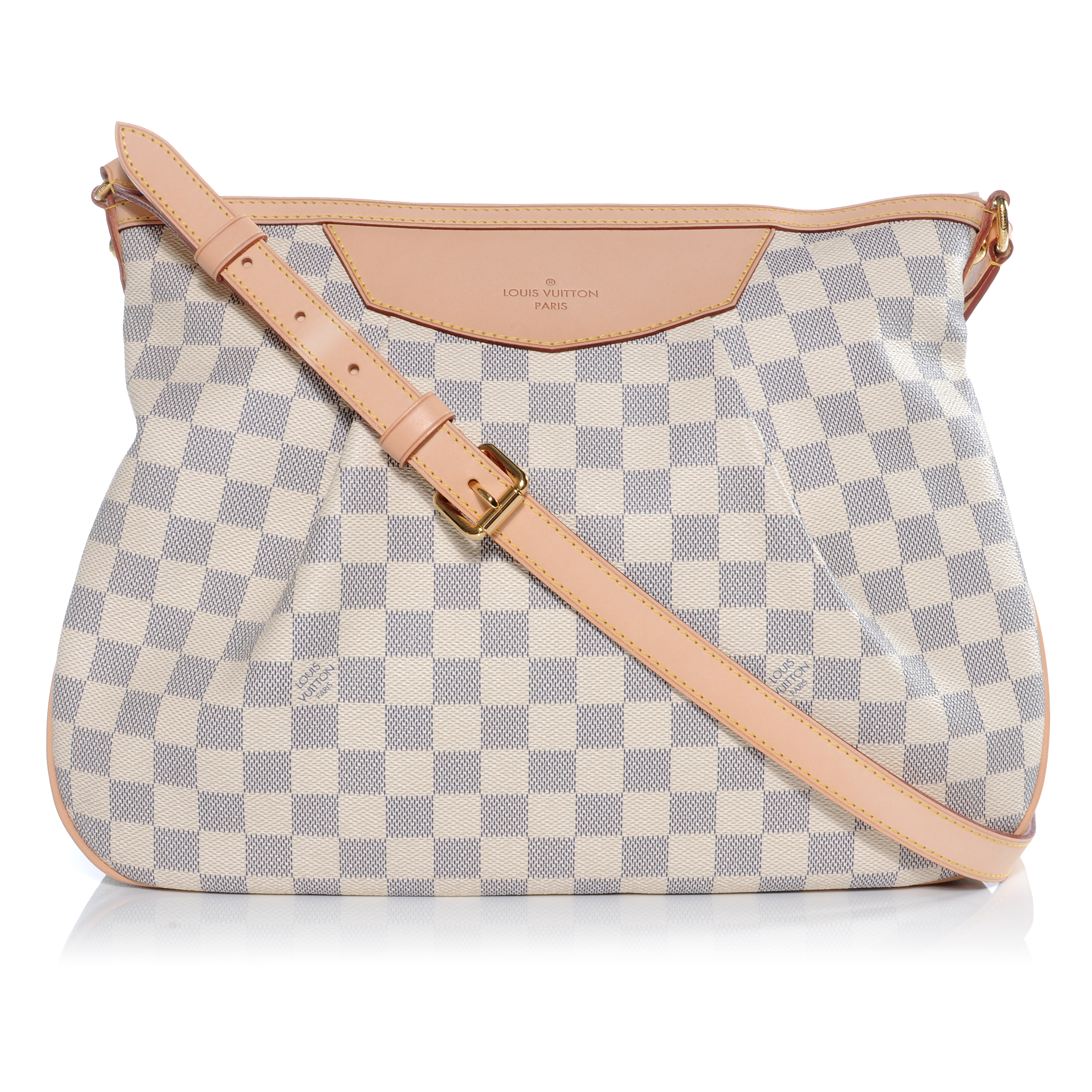 Louis Vuitton Damier Azur Siracusa GM - Neutrals Shoulder Bags