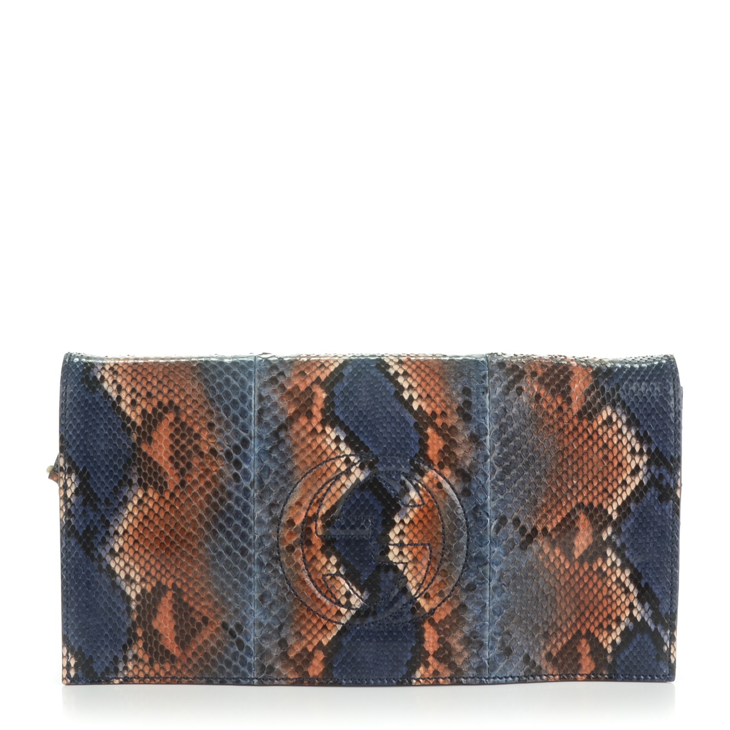 gucci python clutch