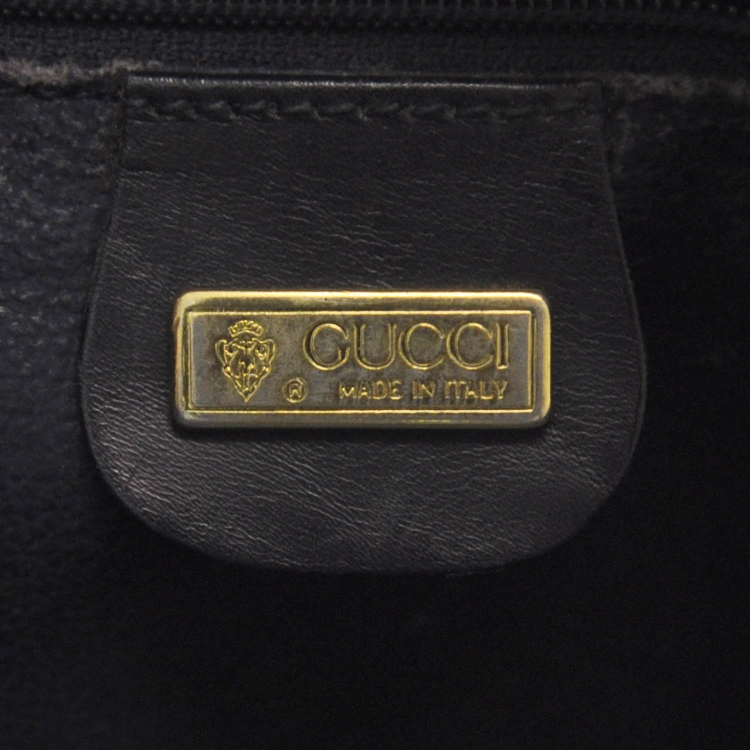 gucci navy clutch