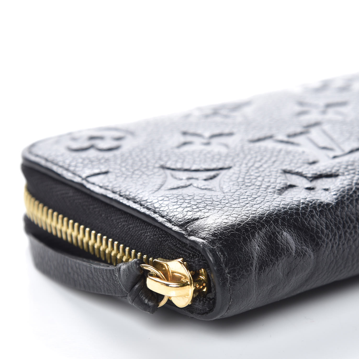 LOUIS VUITTON Empreinte Clemence Wallet Black 384182