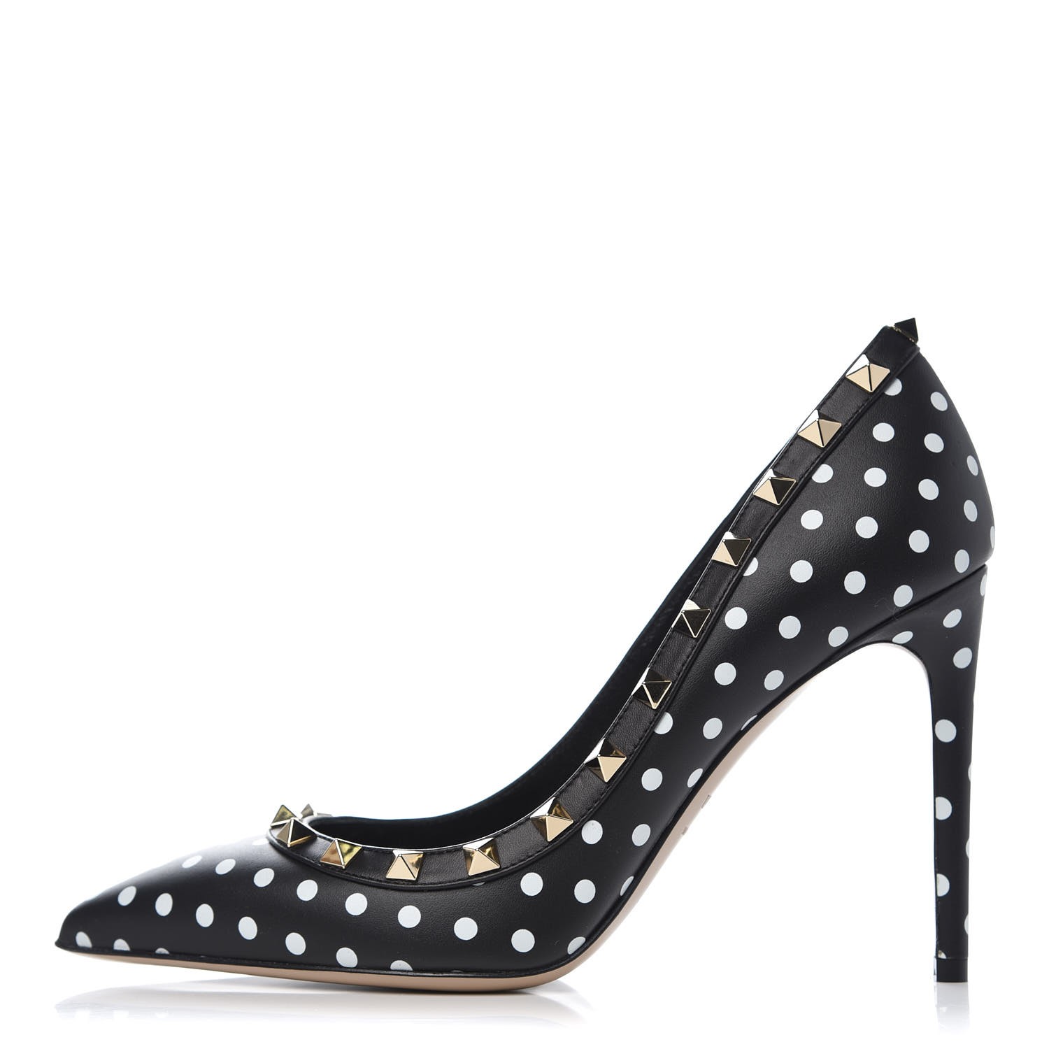 black and white polka dot shoes heels