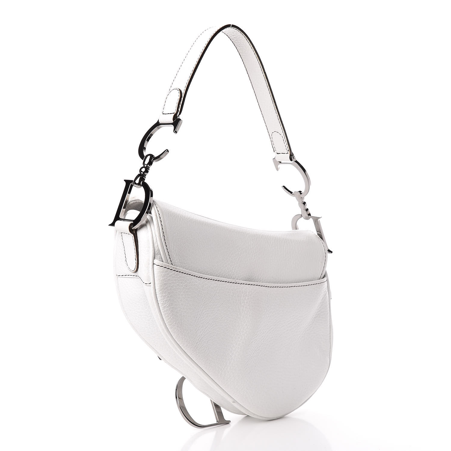 dior calfskin medium saddle bag