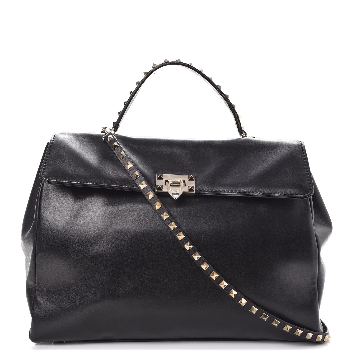 valentino black satchel