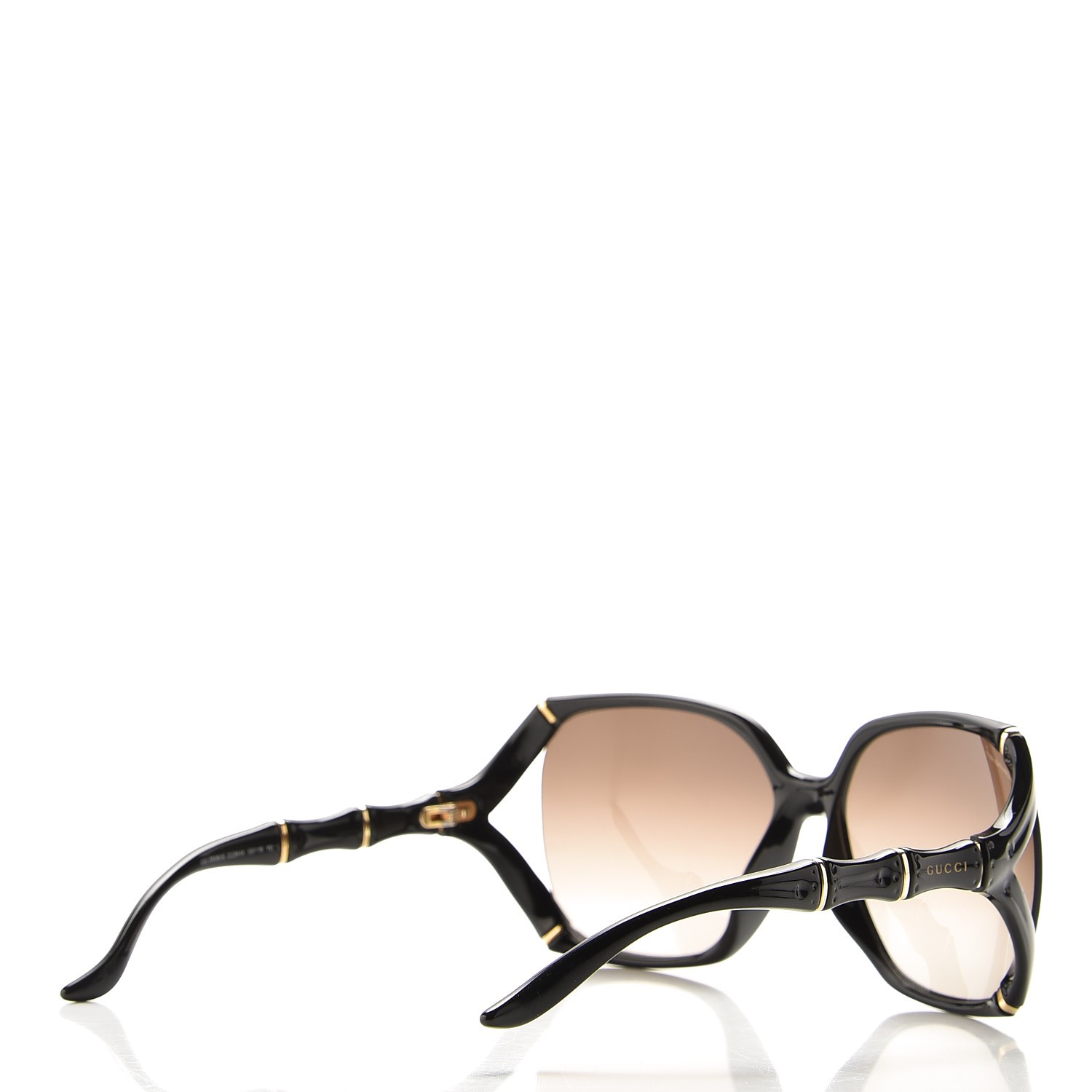 GUCCI Bamboo Effect Sunglasses 3508/S Black 250951