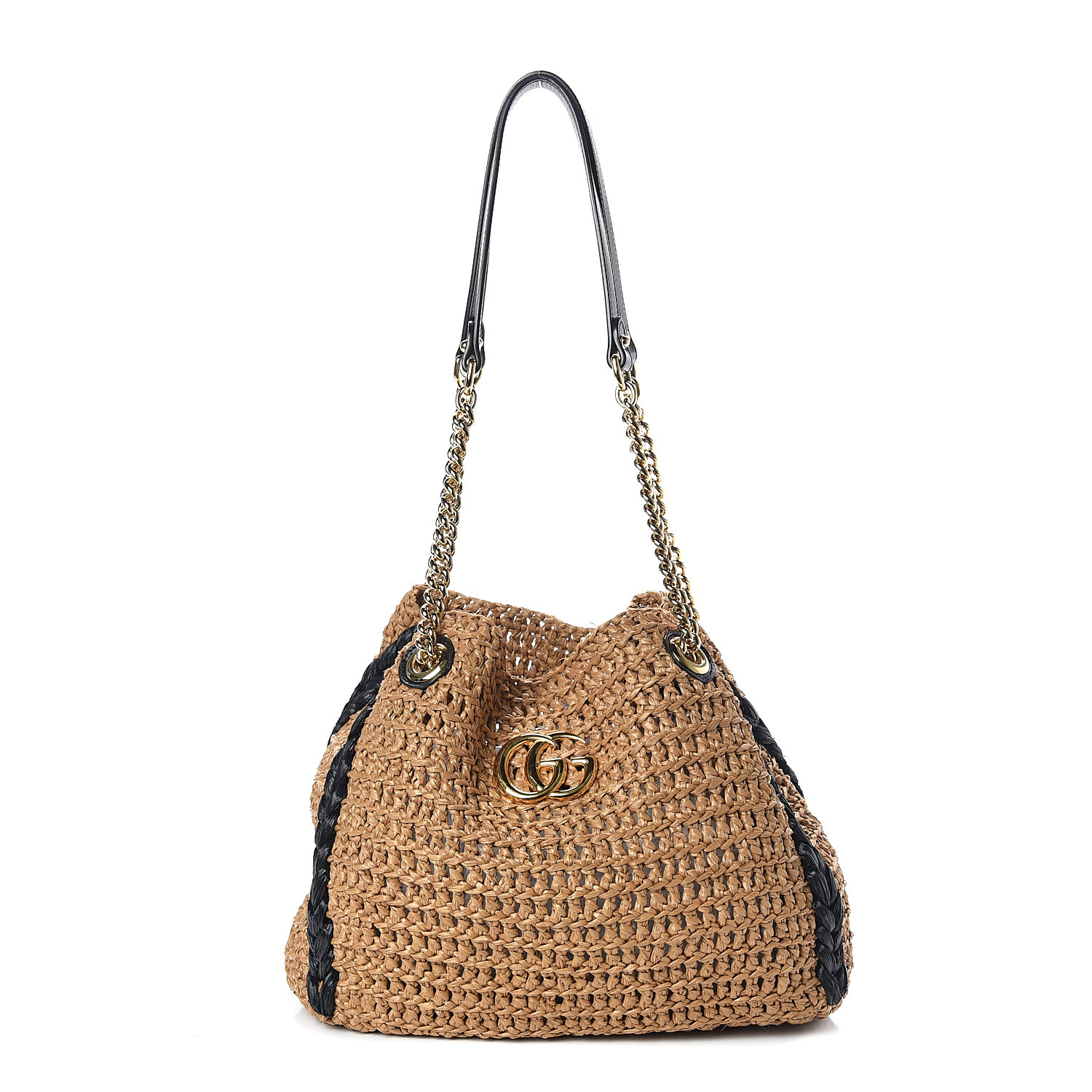 gucci raffia bag