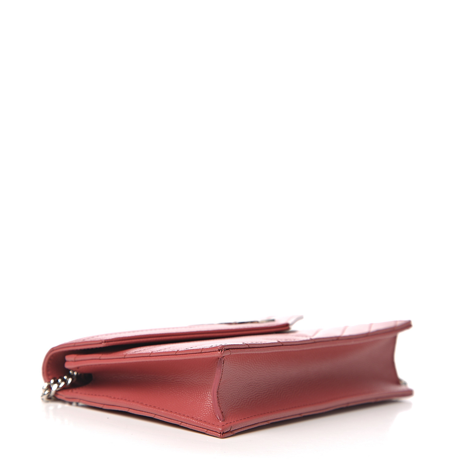 saint laurent grain de poudre envelope wallet on a chain