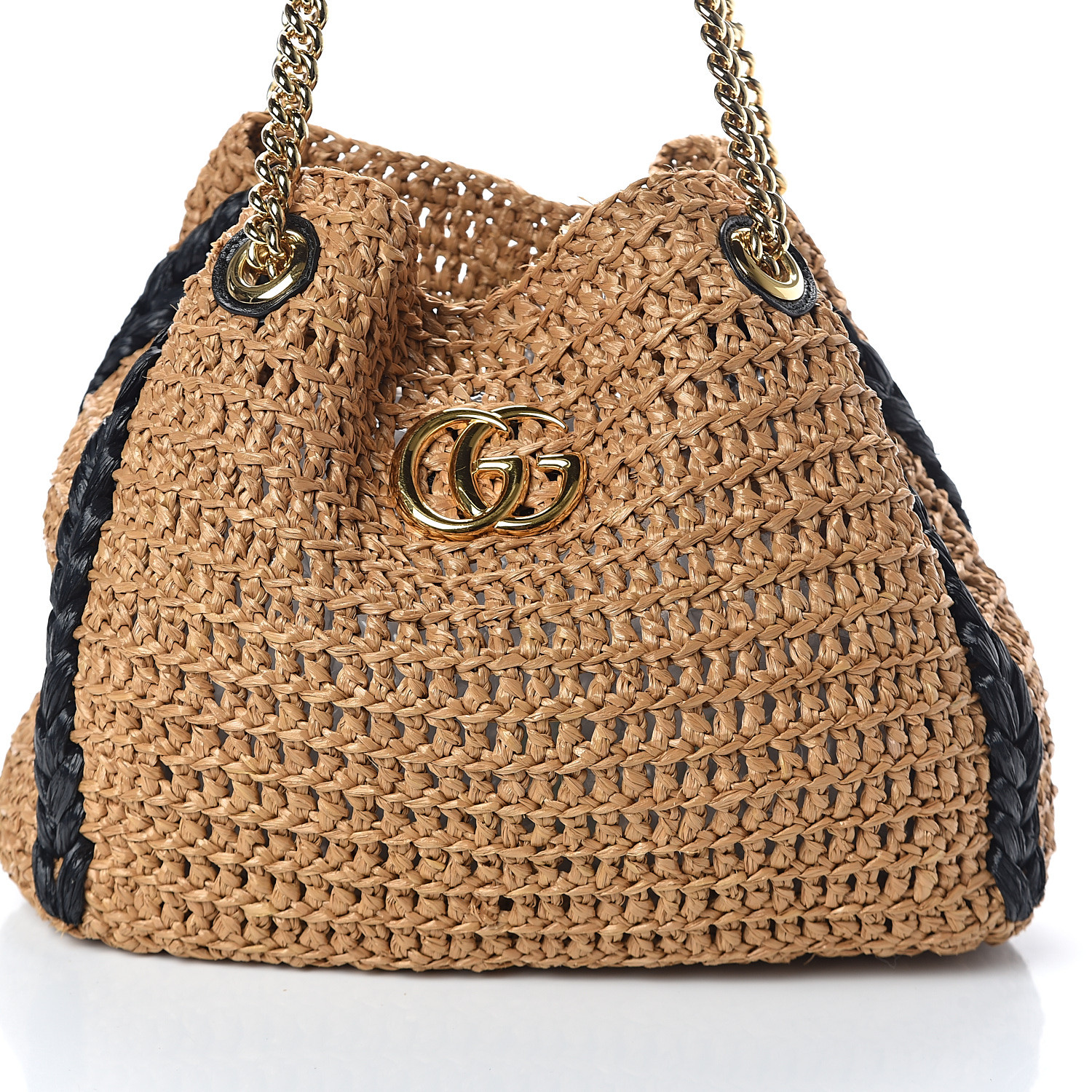 raffia bag gucci