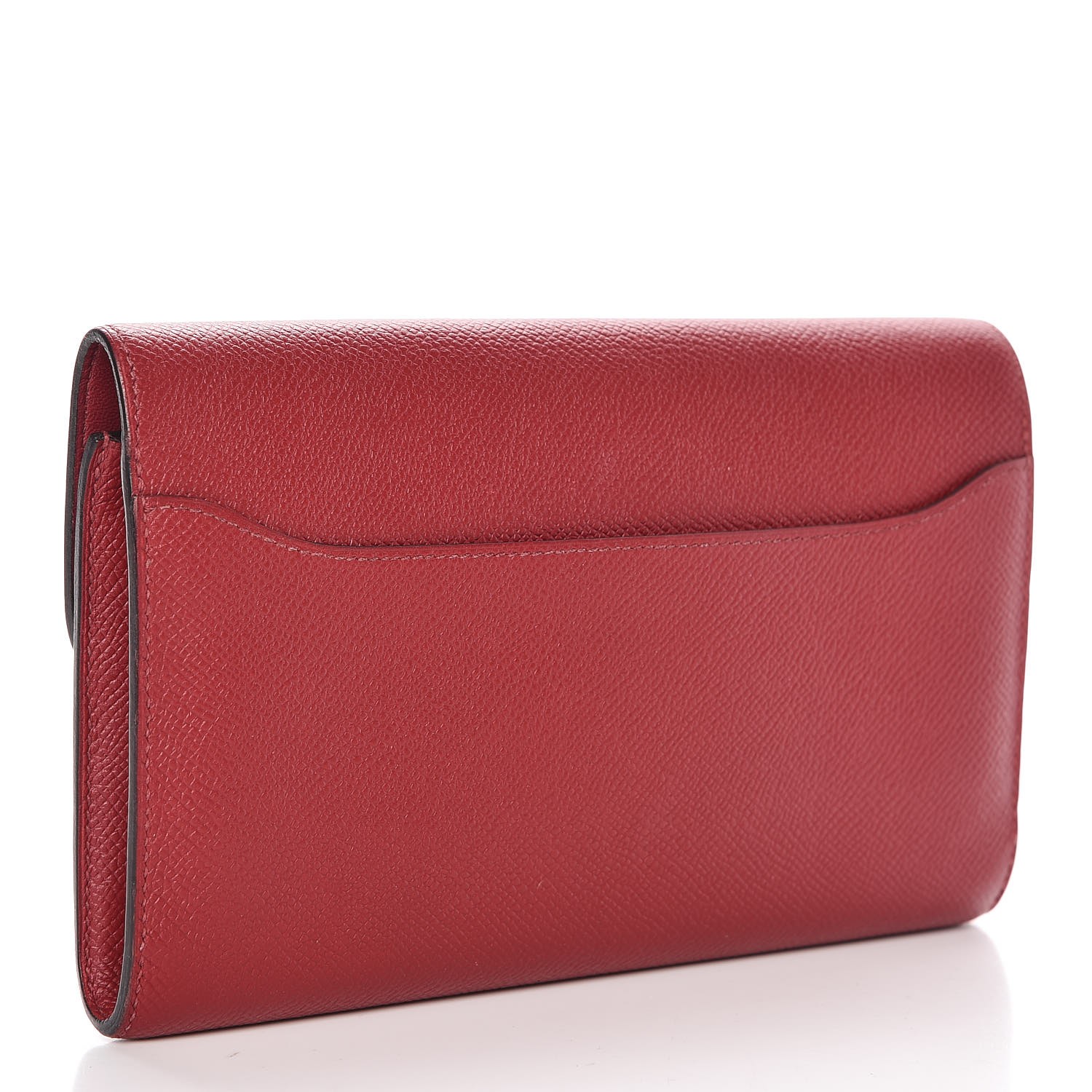 Hermes Epsom Constance Long Wallet Rouge Grenat 336332