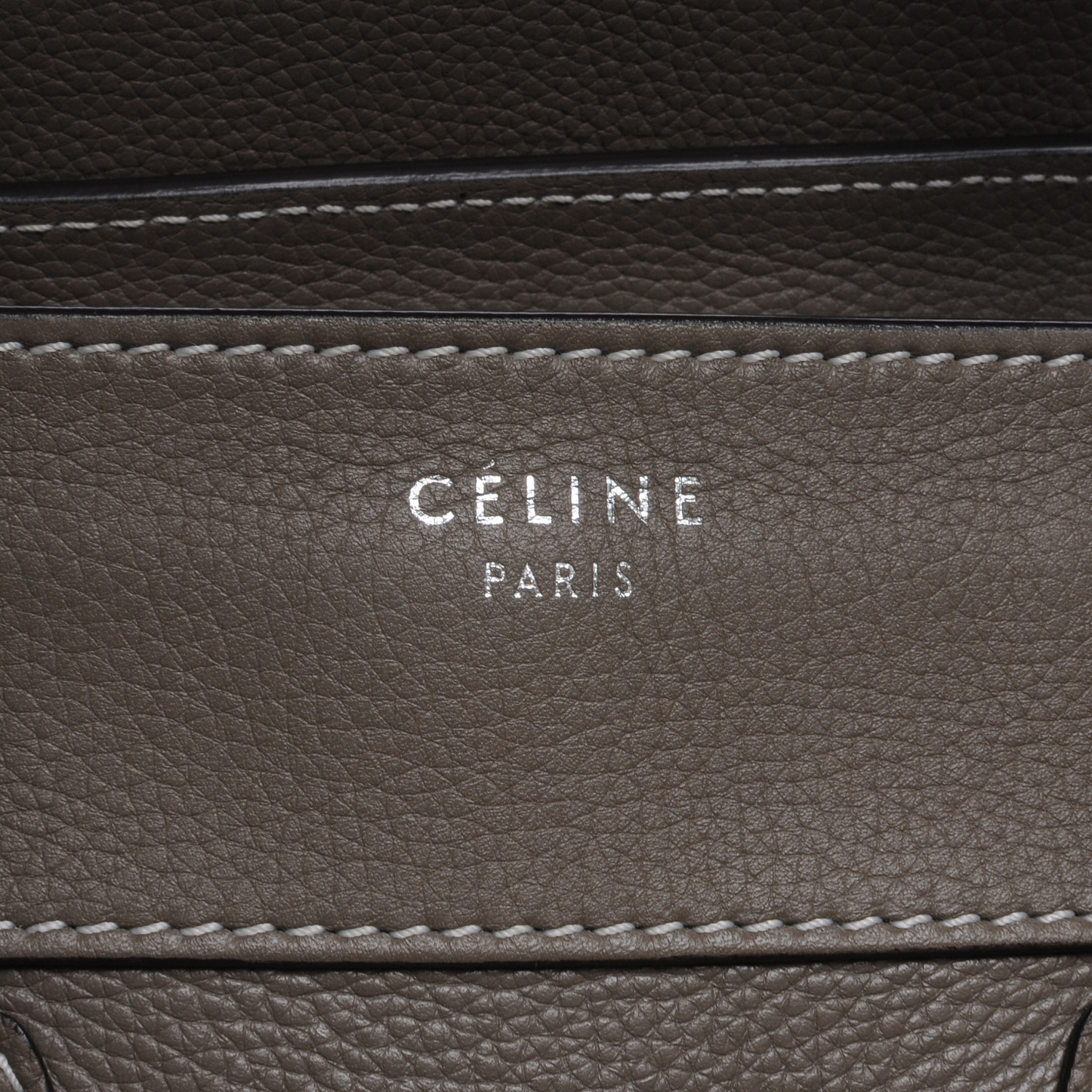 celine mini luggage souris