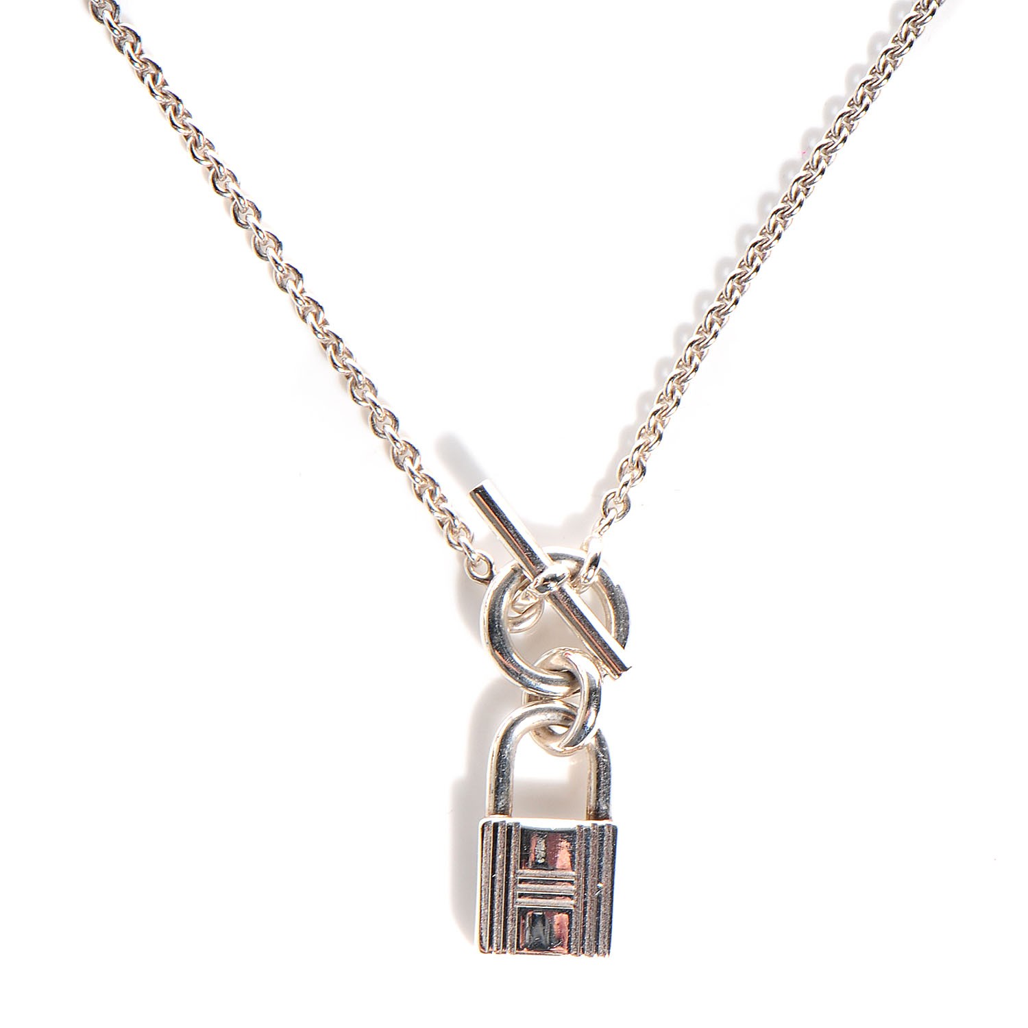 hermes padlock necklace