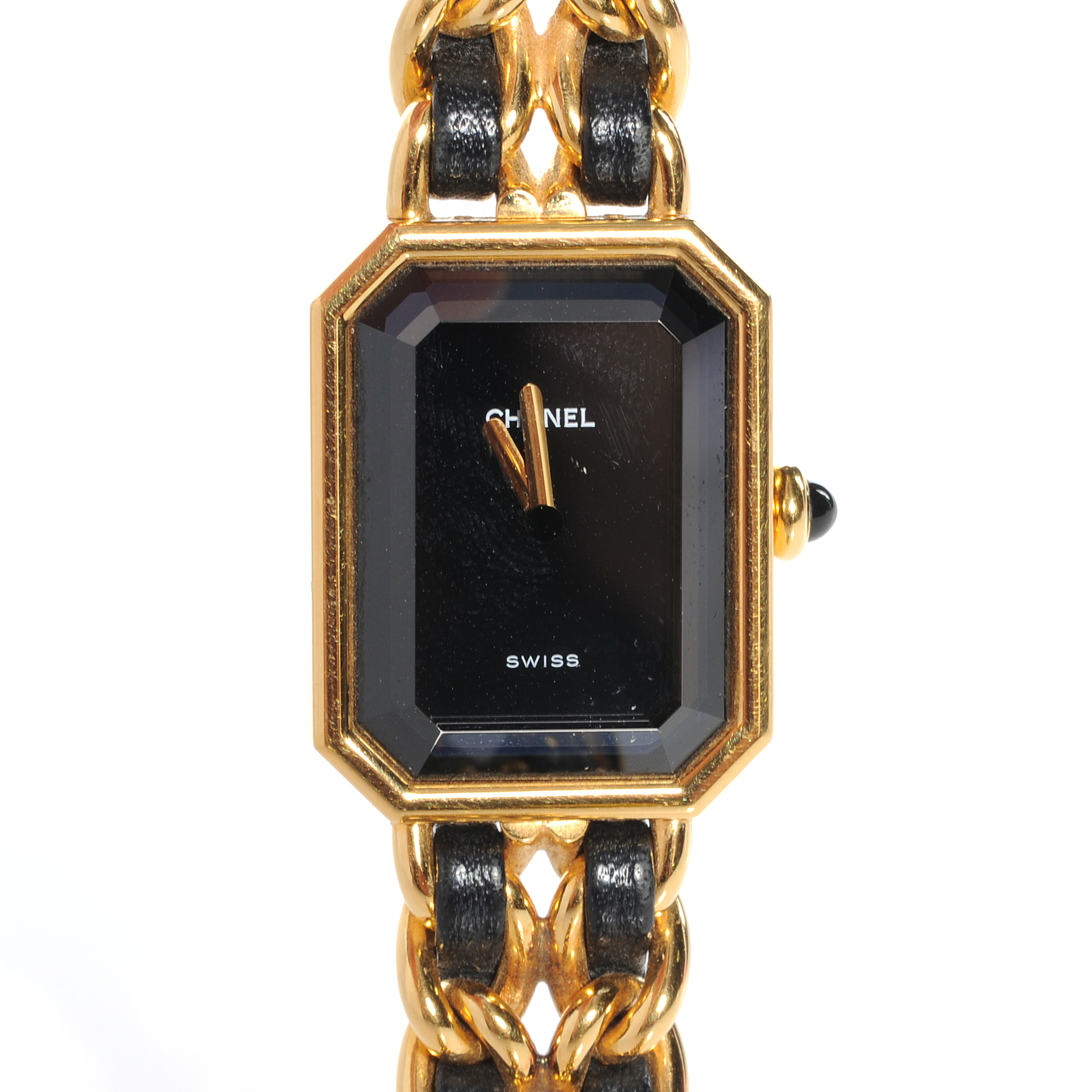 Chanel Chain Premiere Quartz Watch Gold M 39516