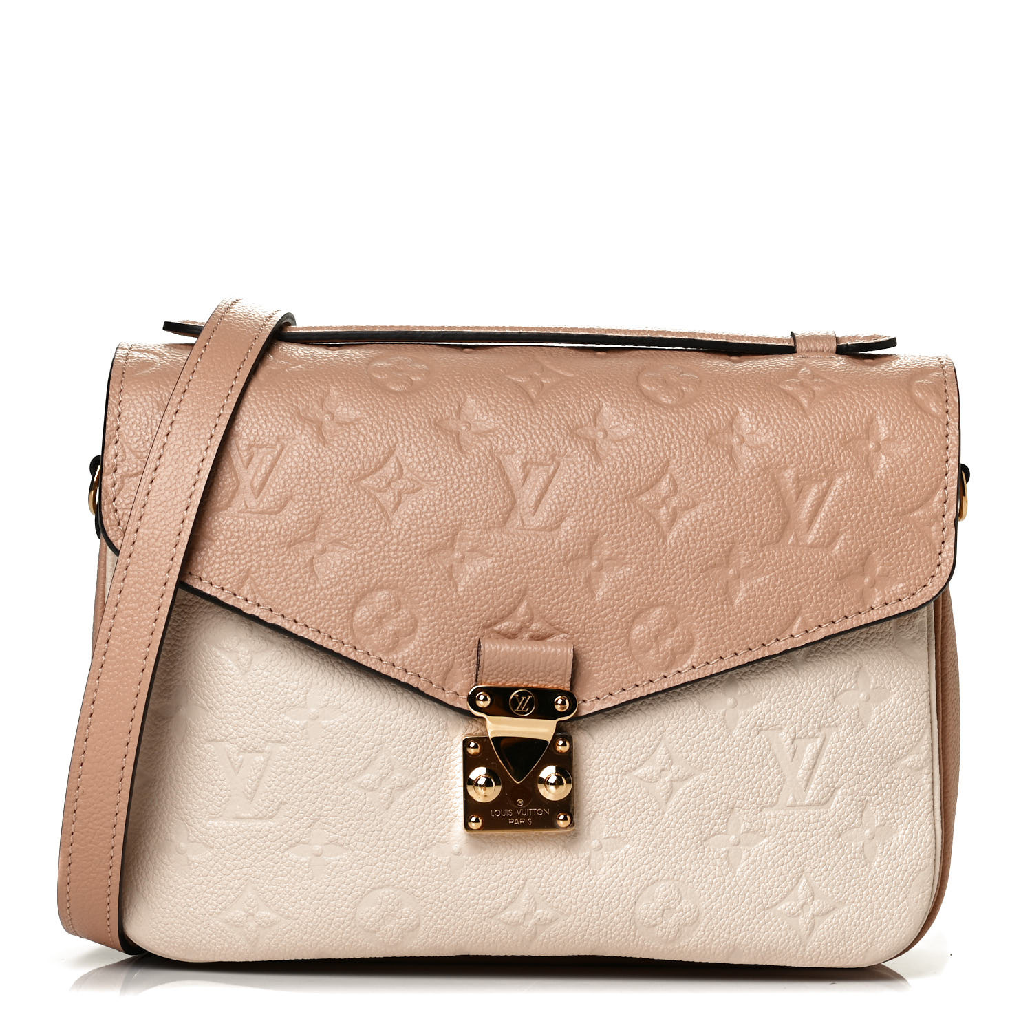 louis vuitton pochette metis beige rose creme