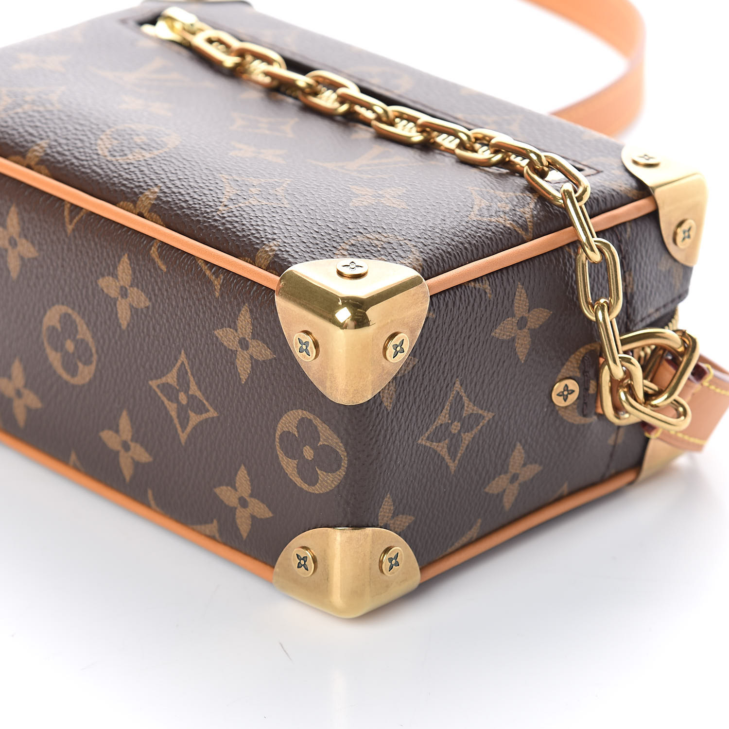 Authentic Louis Vuitton x Virgil Abloh Mini Soft Trunk Monogram Orange Chain,  Luxury, Bags & Wallets on Carousell