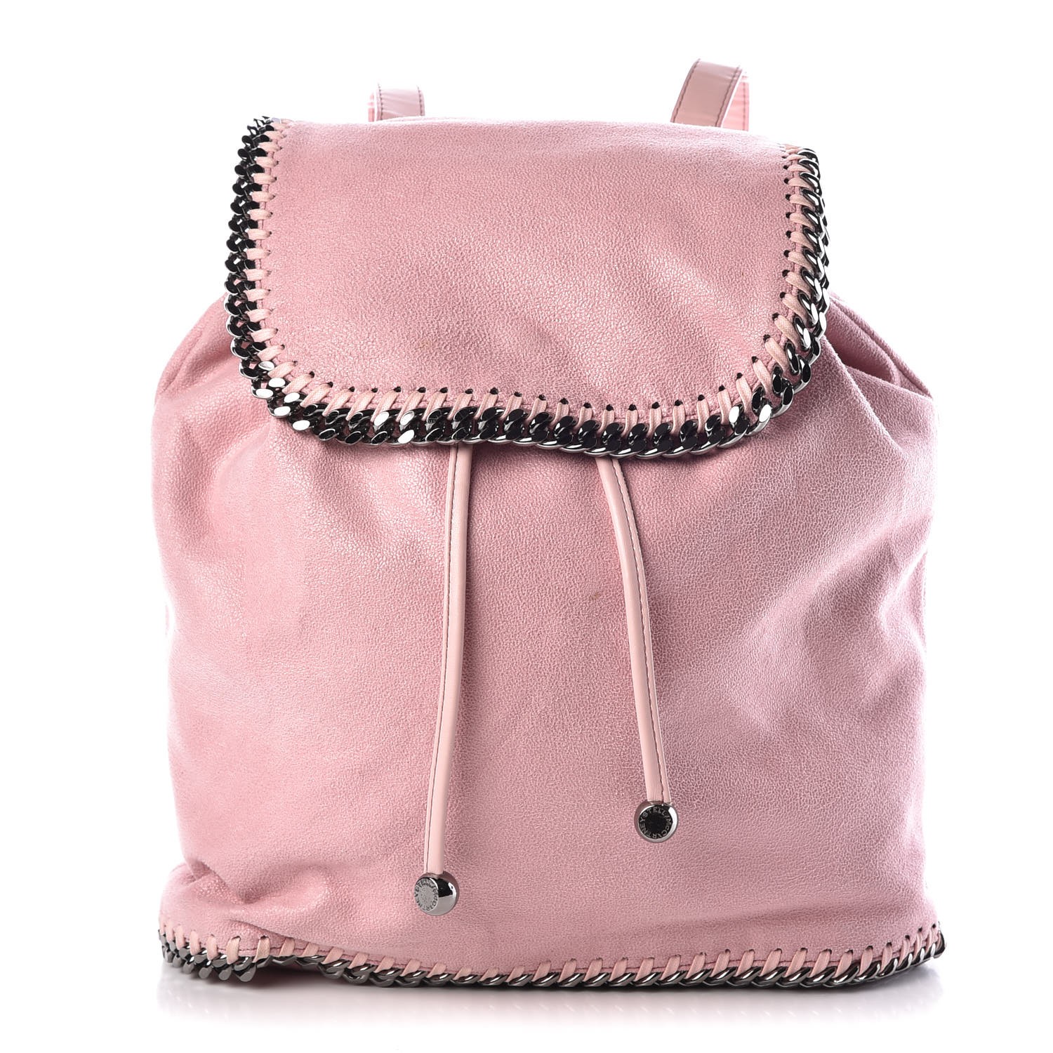 STELLA MCCARTNEY Shaggy Deer Falabella Backpack Pink 320789