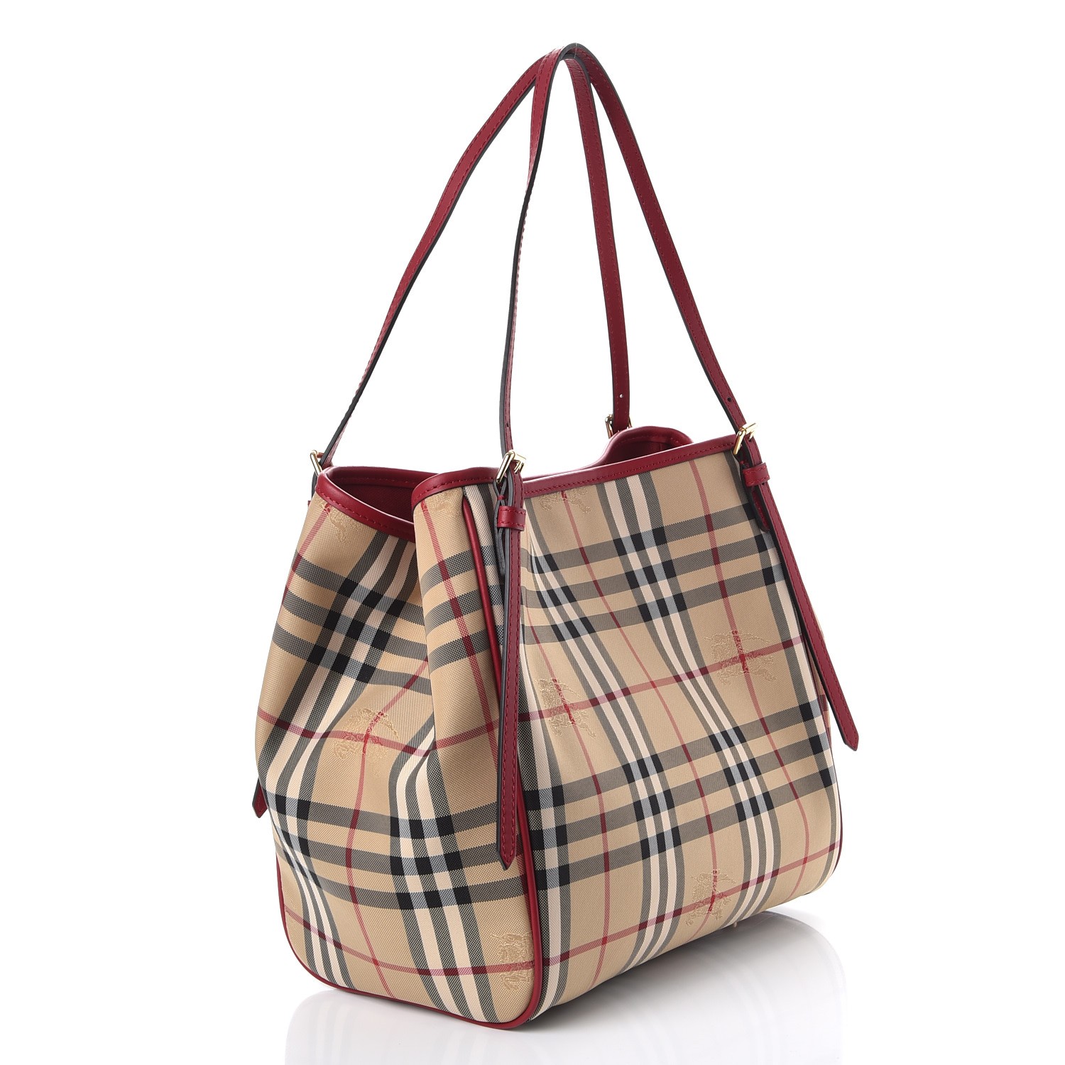 burberry horseferry check small canterbury tote