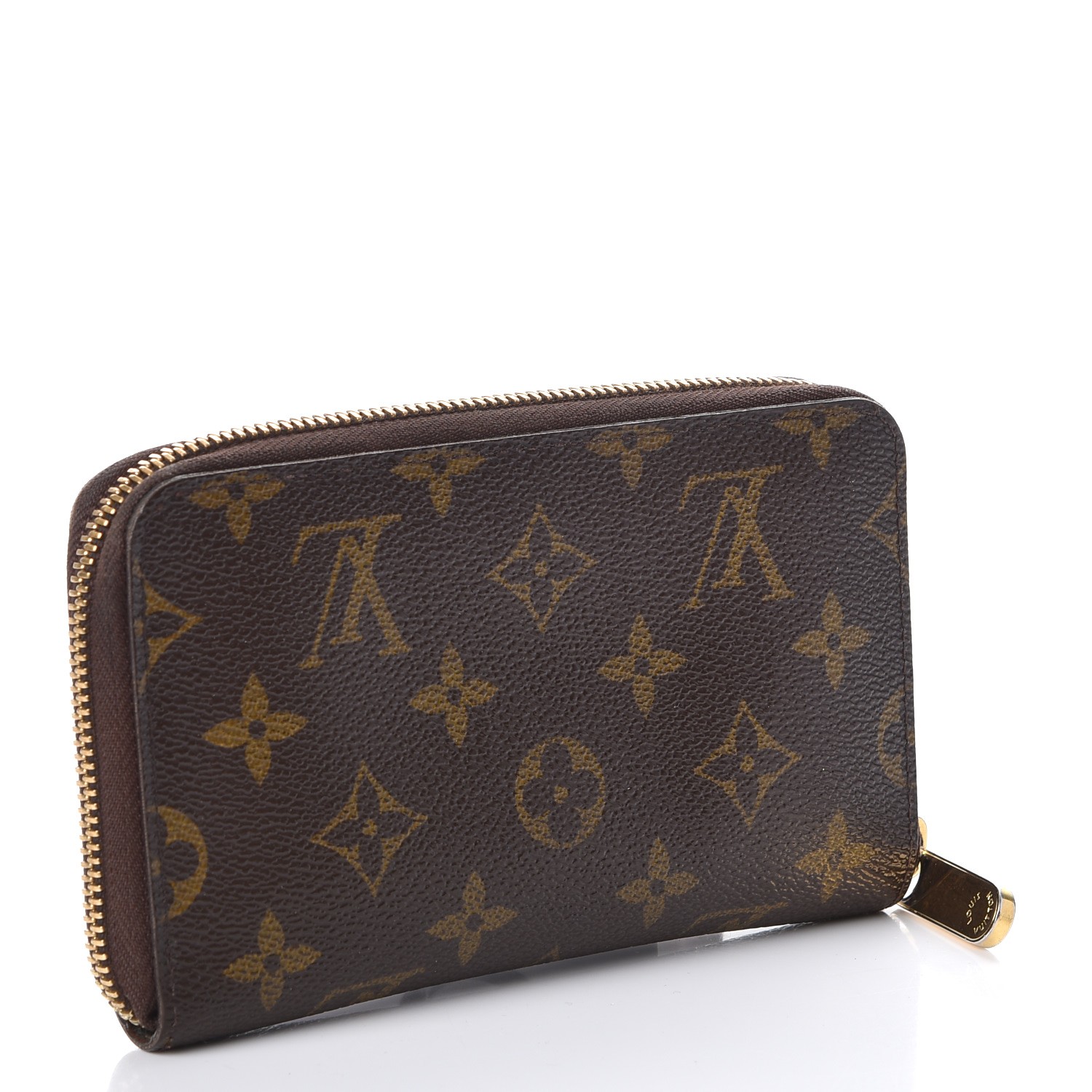 zippy compact wallet monogram