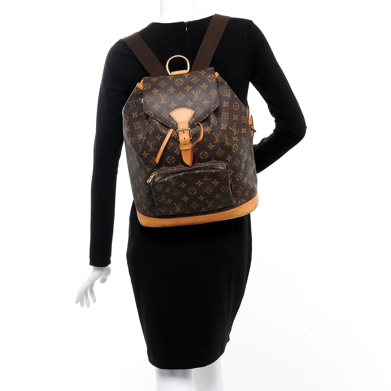 Louis Vuitton Monogram Montsouris Gm Backpack 249293 