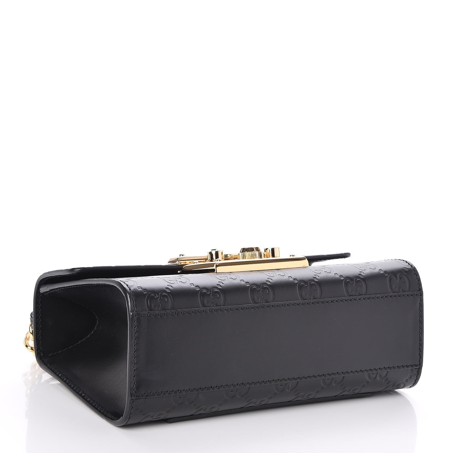 gucci small padlock bag black