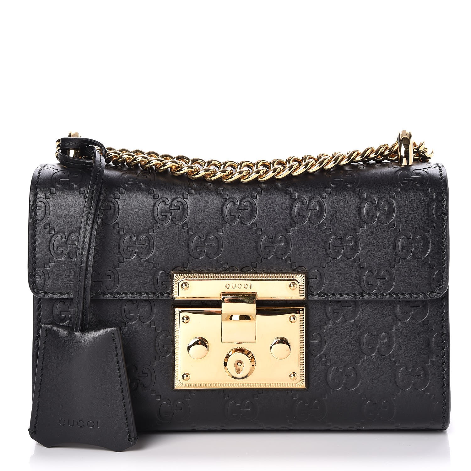 guccissima padlock bag