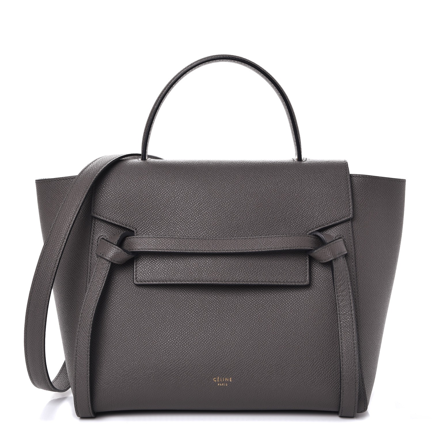 celine grey micro belt bag