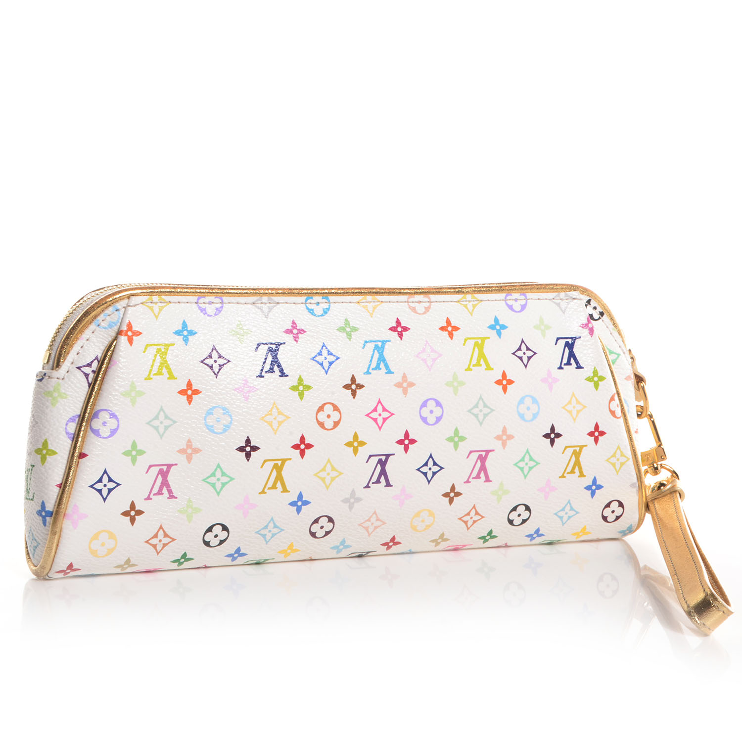 lv multicolor clutch