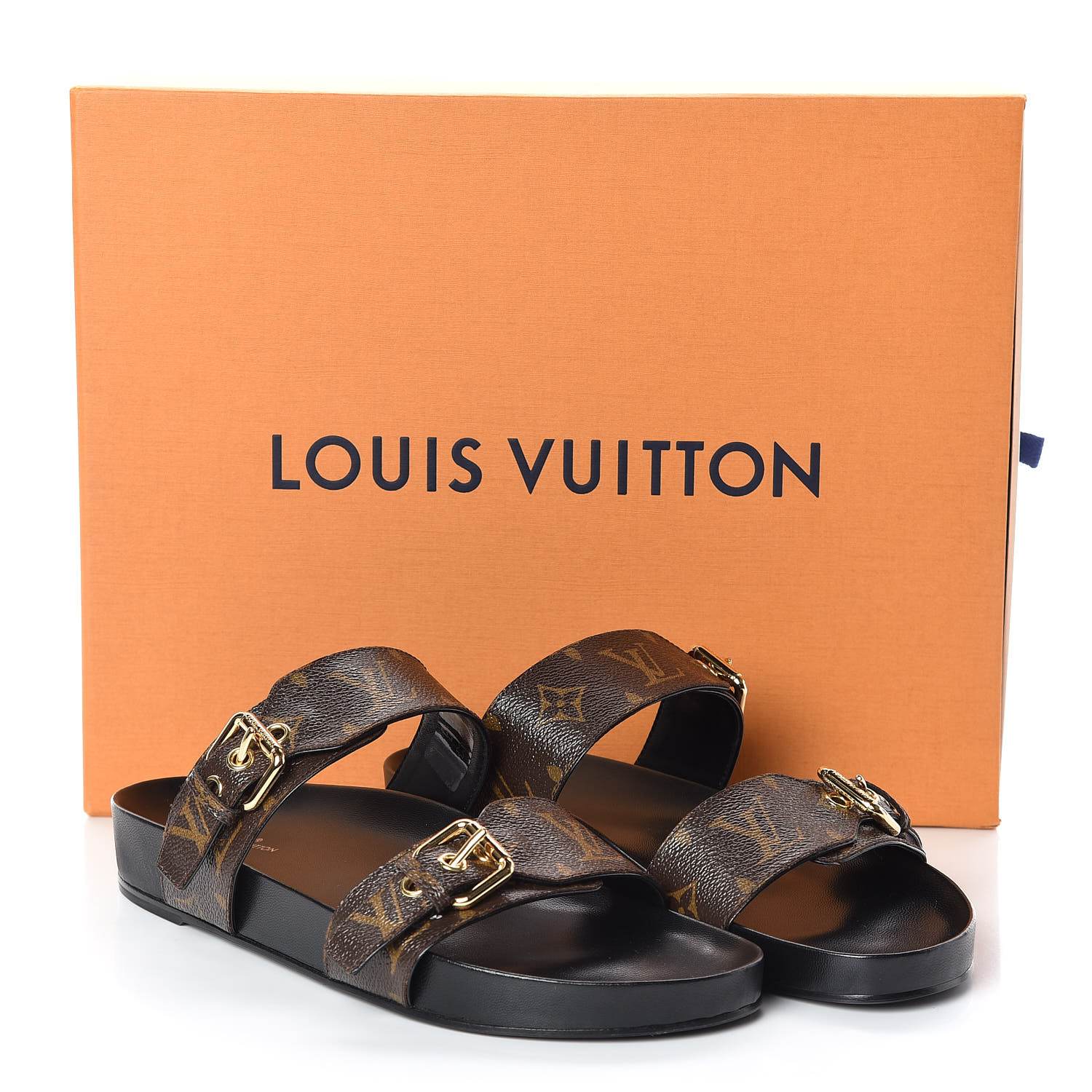 Louis Vuitton Lock It Mule Gold. Size 40.0
