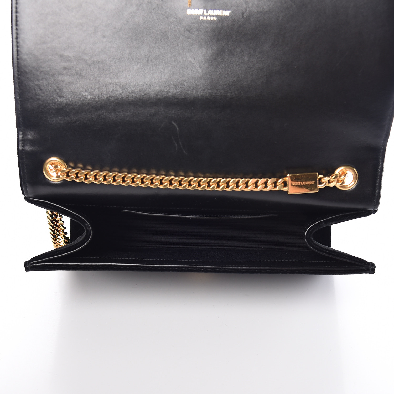 ysl velvet bag black