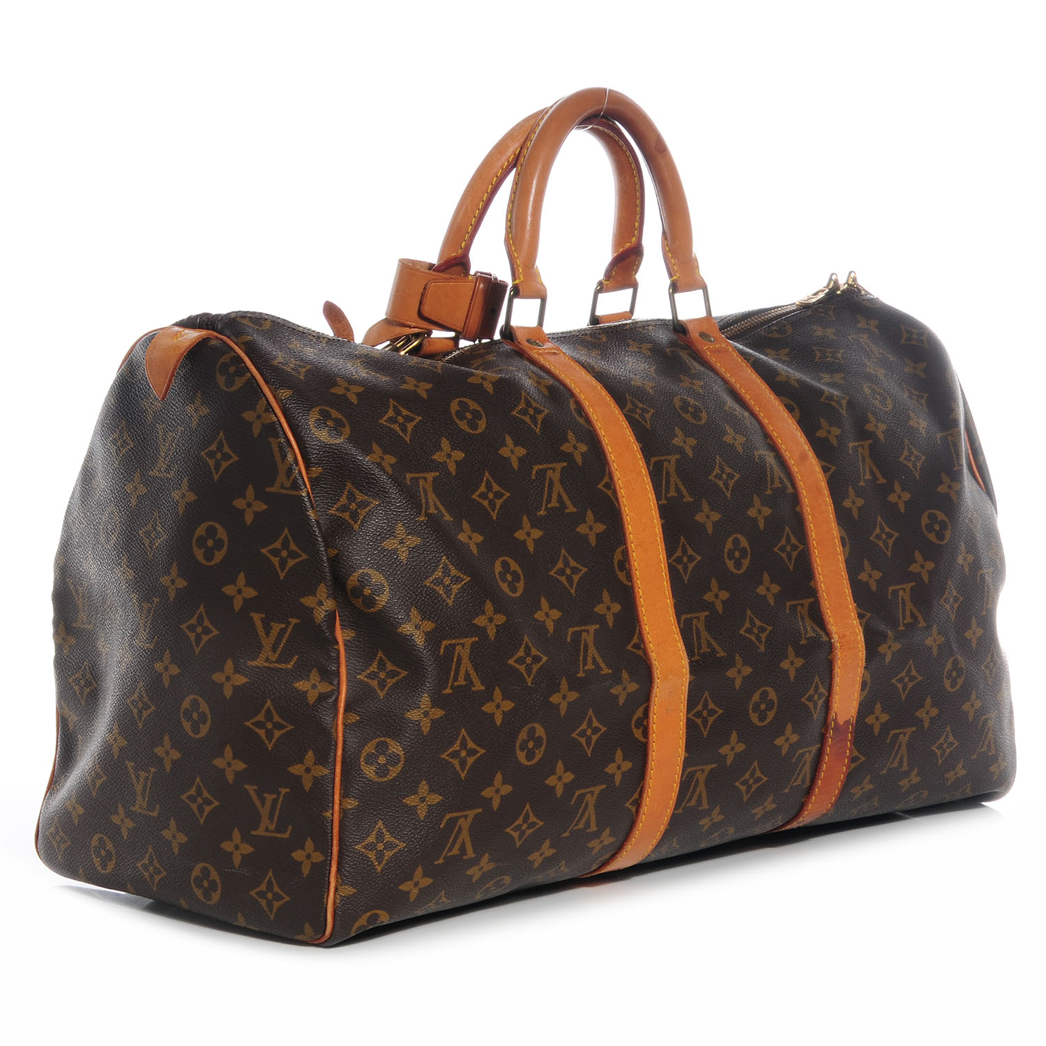 louis vuitton keepall 50 bandoulière black autres toiles monogram