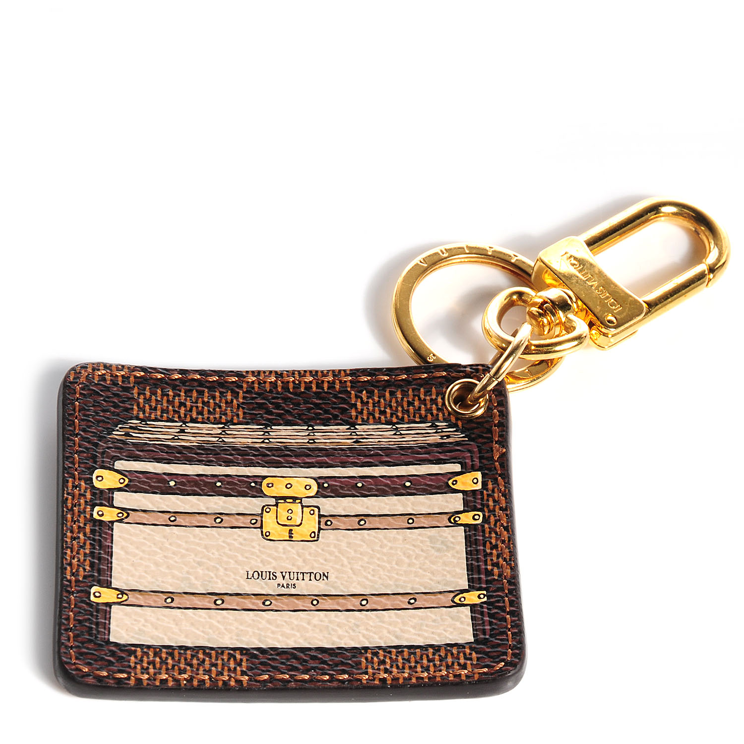 louis vuitton key holder damier