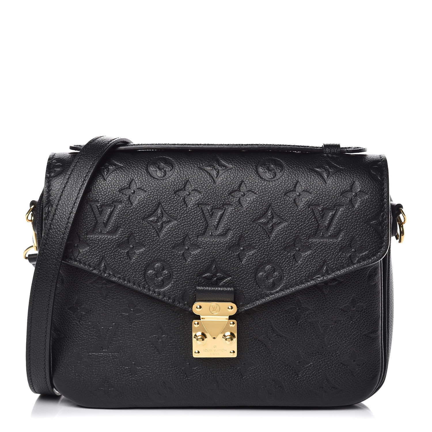 louis vuitton black empreinte pochette