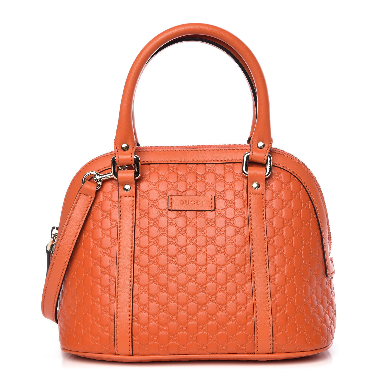 GUCCI Microguccissima Mini Dome Bag Orange 381204