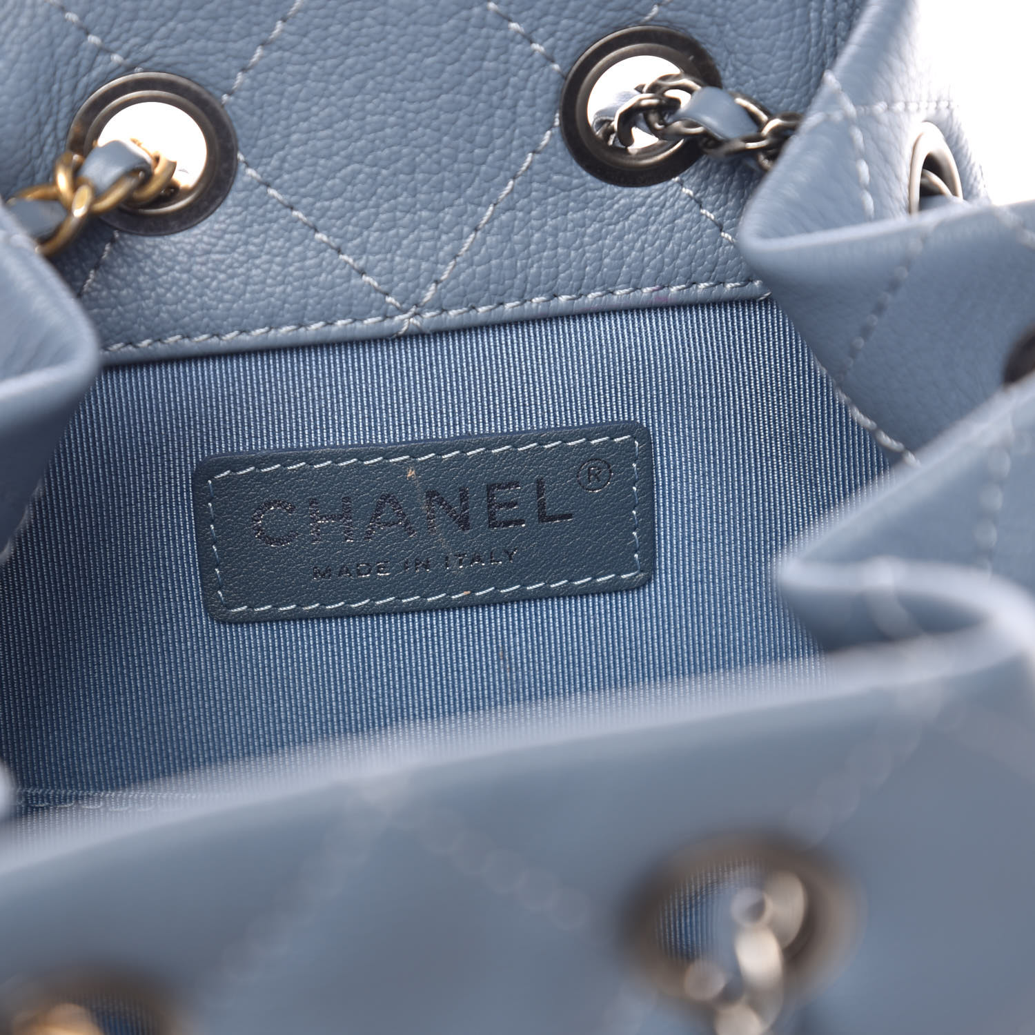 chanel gabrielle patent goatskin