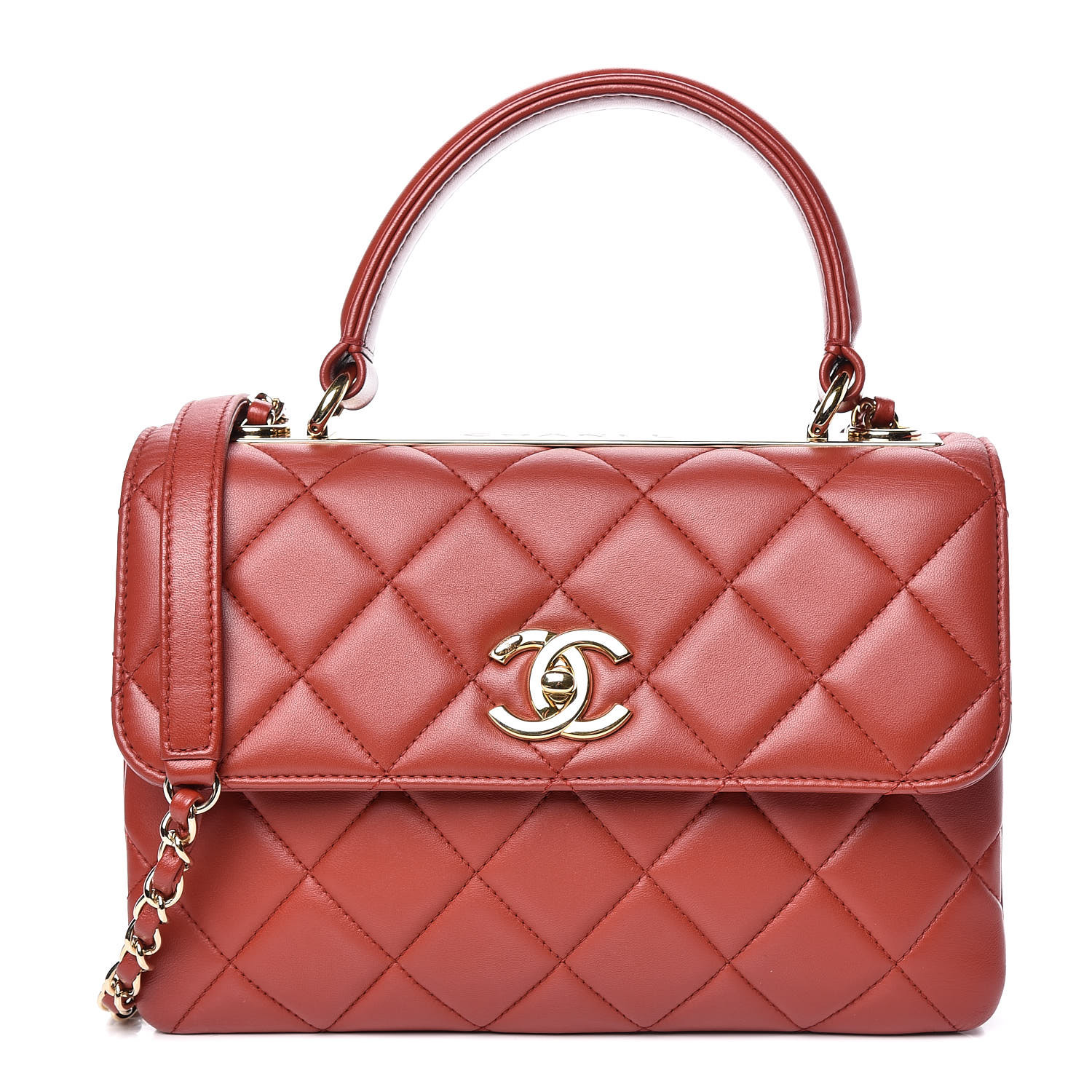 chanel trendy cc red