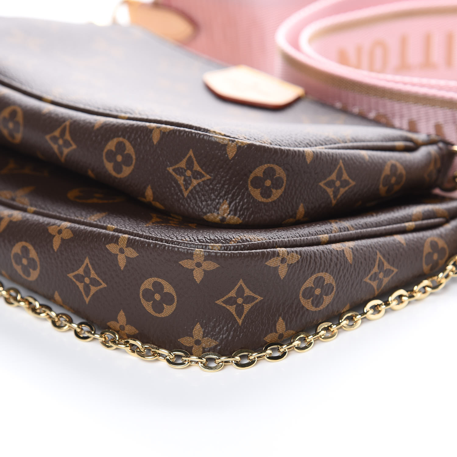 LOUIS VUITTON Monogram Multi Pochette Accessories Rose ...