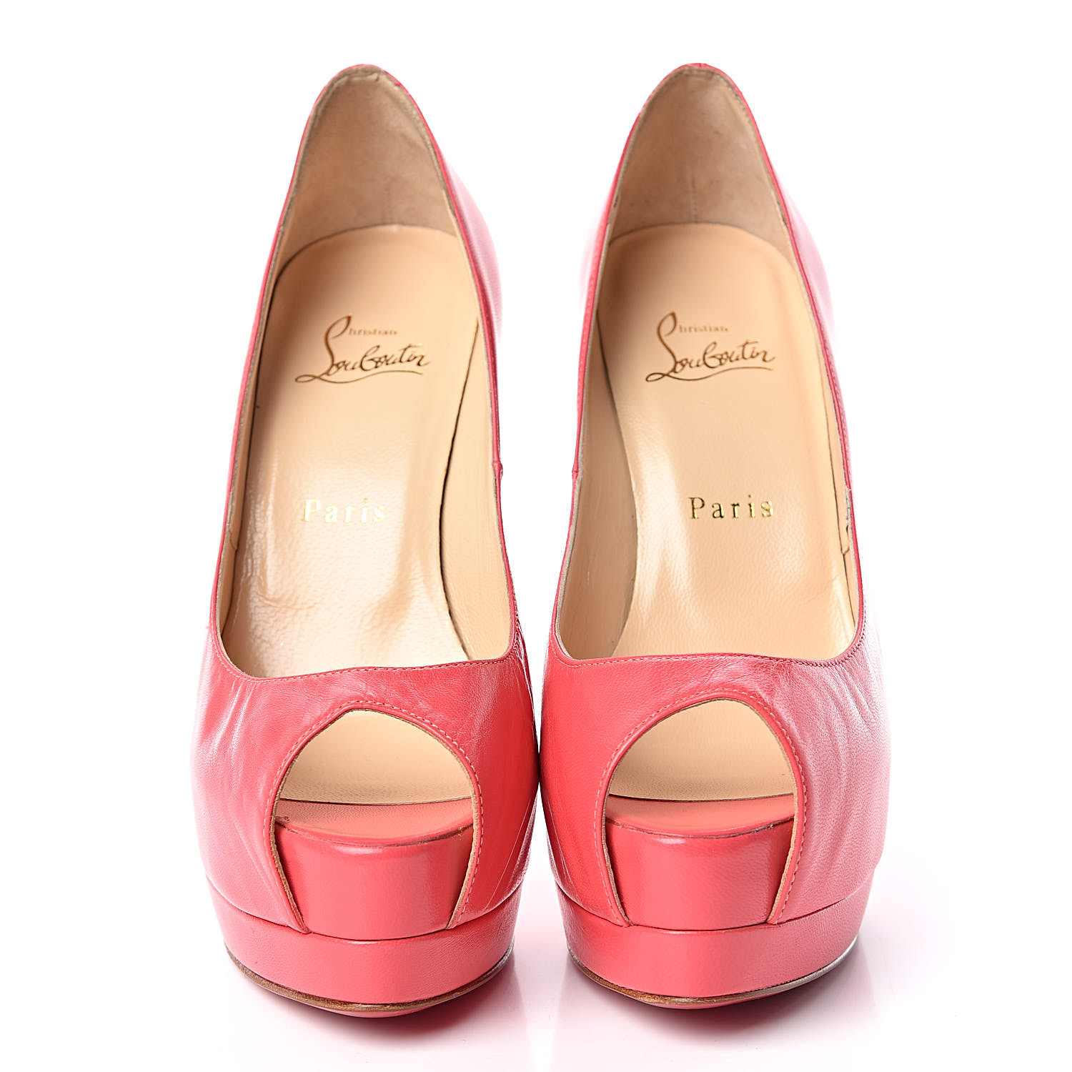 christian louboutin palais royal peep toe platform pumps