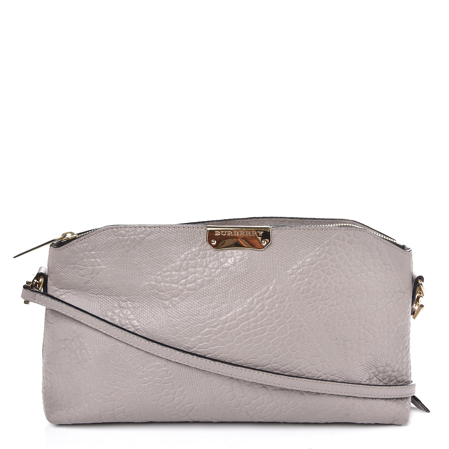 pale grey clutch bag