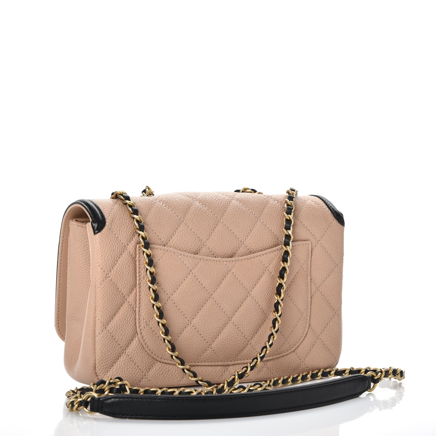 chanel filigree flap small