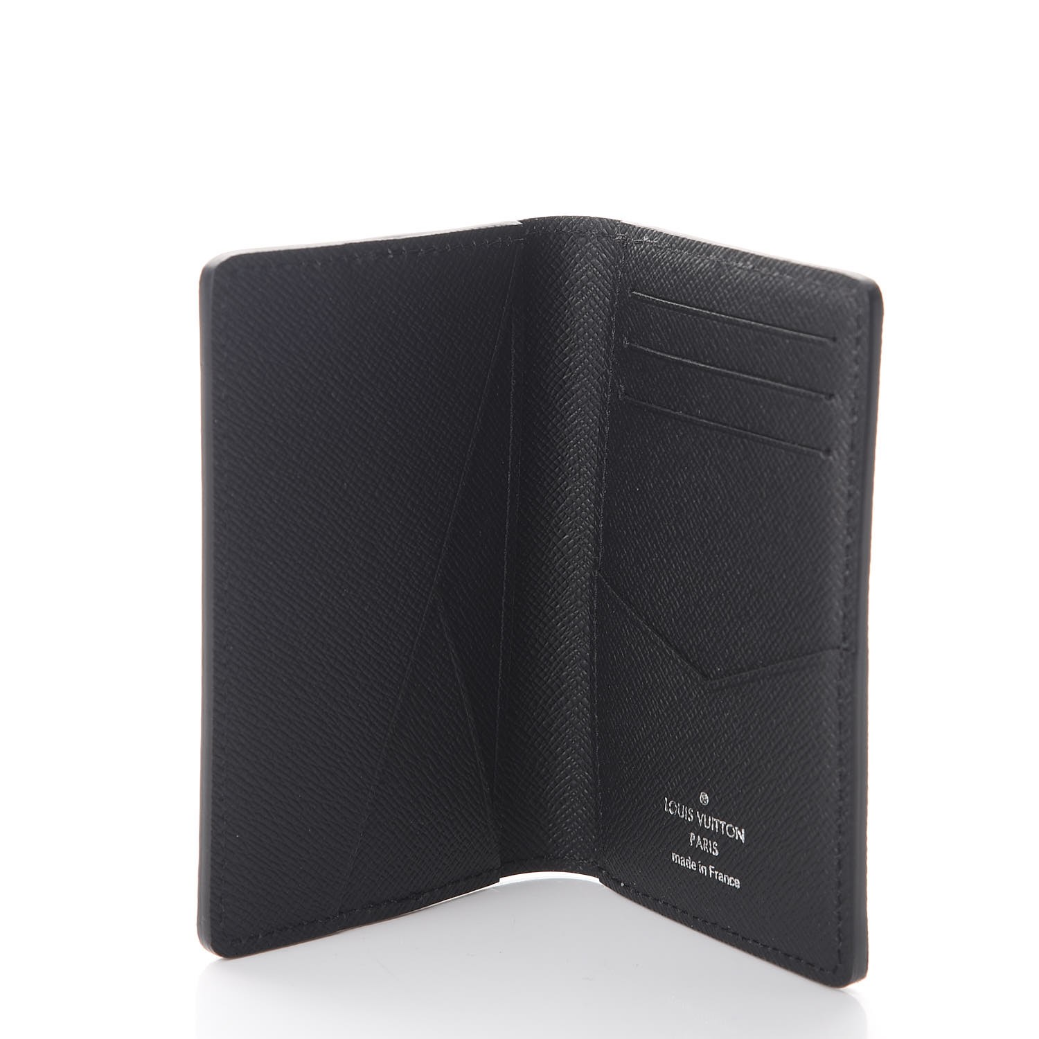 Pre-owned Louis Vuitton Pocket Organizer Wallet Lv Monogram Eclipse - M61696