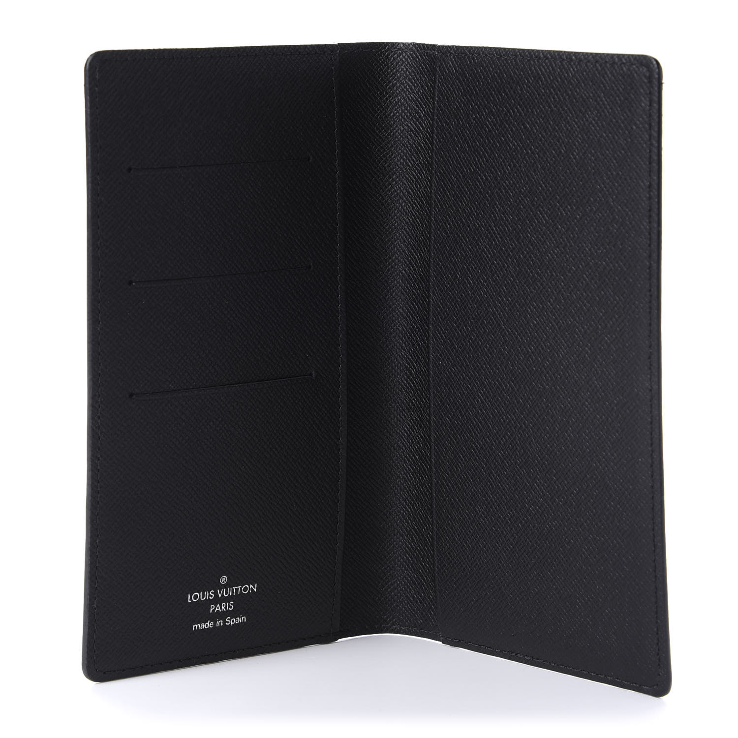 Louis Vuitton Couverture Agenda De Bureau Black Canvas Wallet (Pre-Own