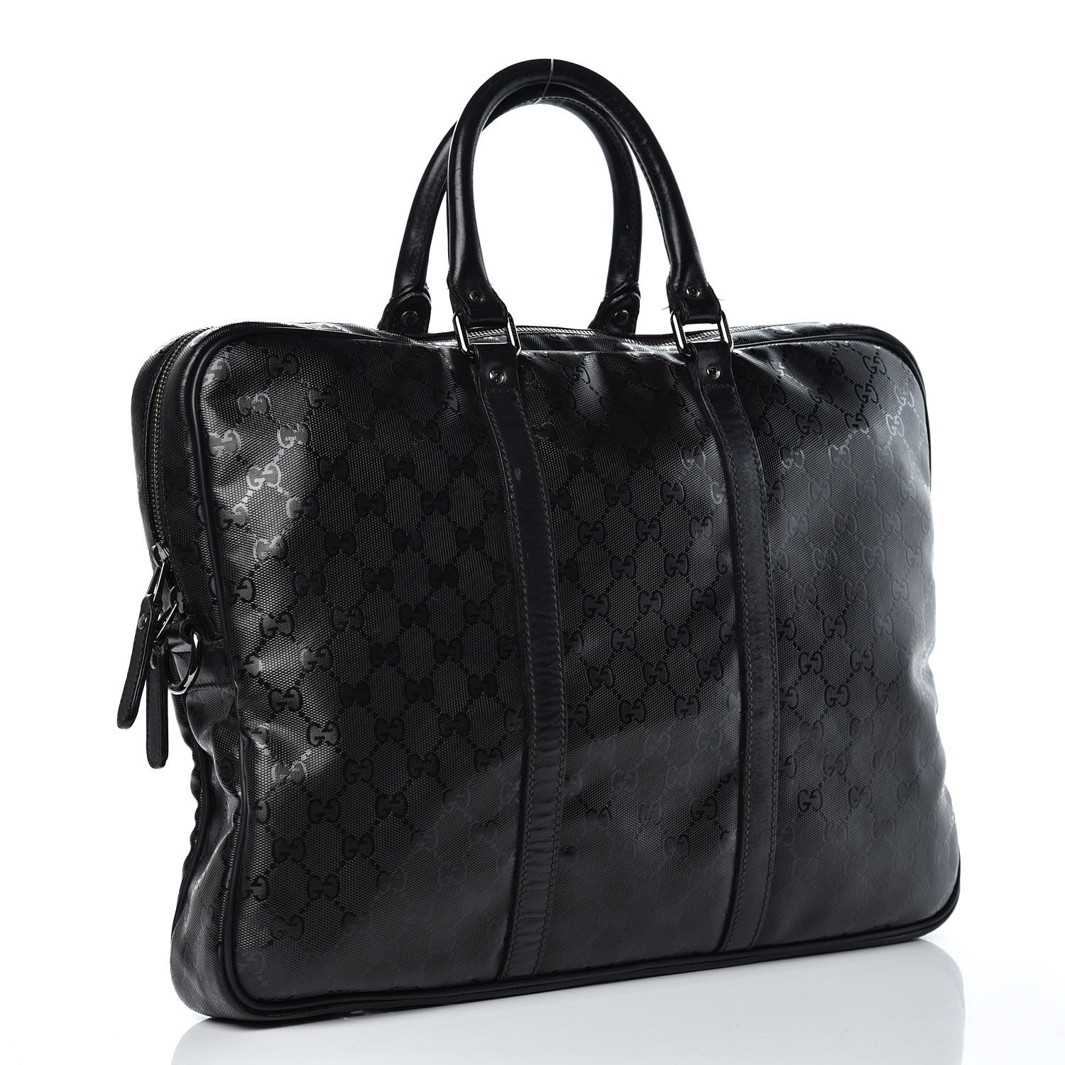 gucci men's briefcase black