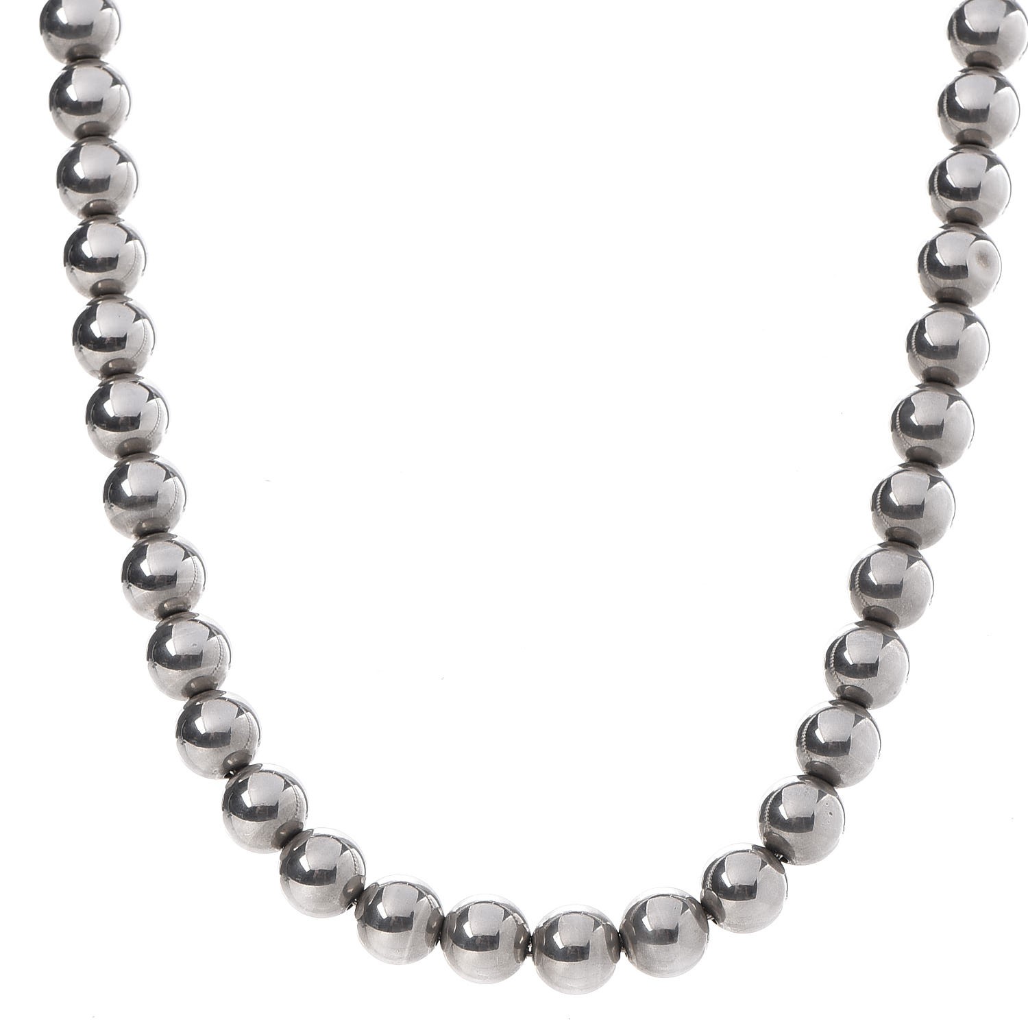 TIFFANY Sterling Silver 10mm Hardwear Ball Necklace 292709