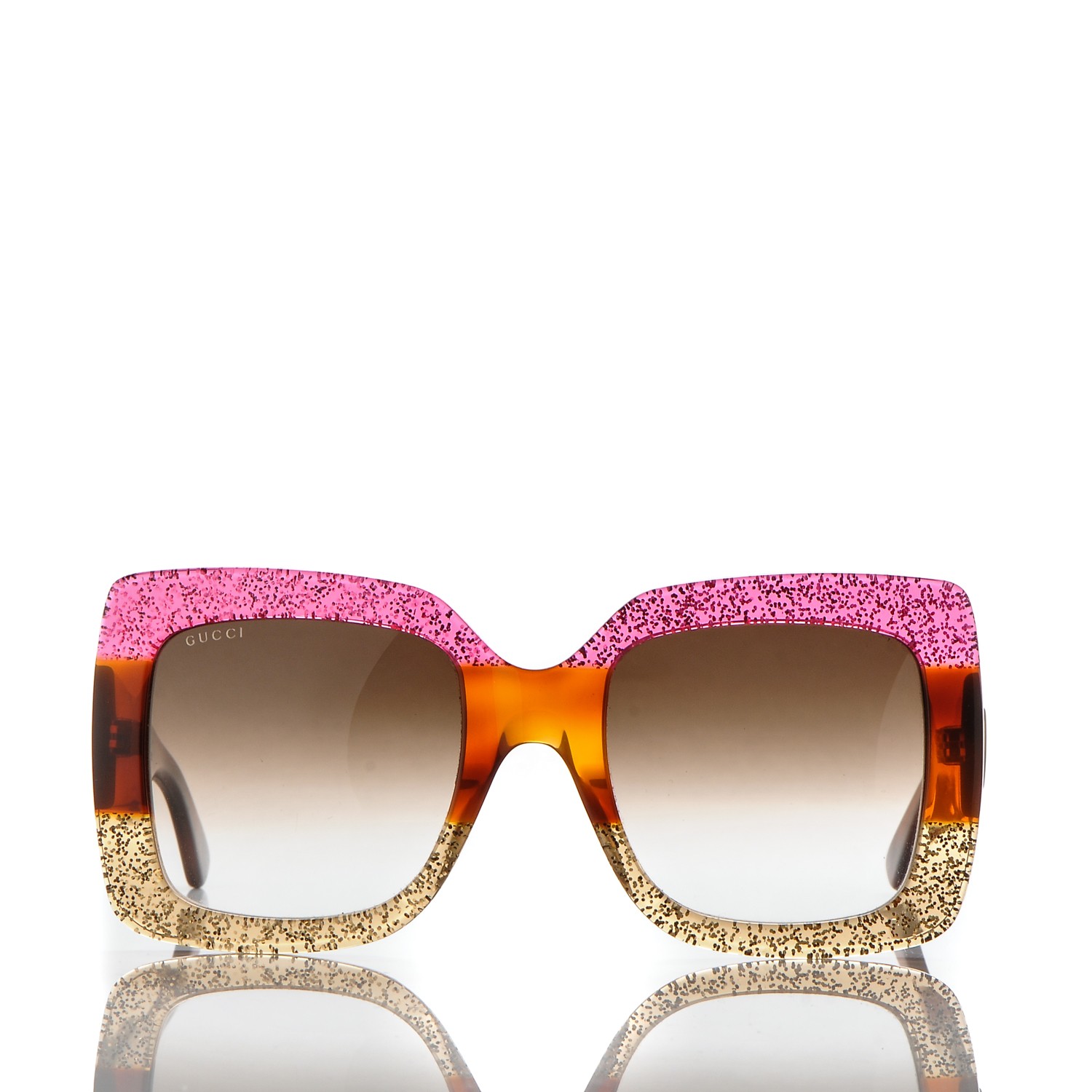 gucci pink glitter glasses