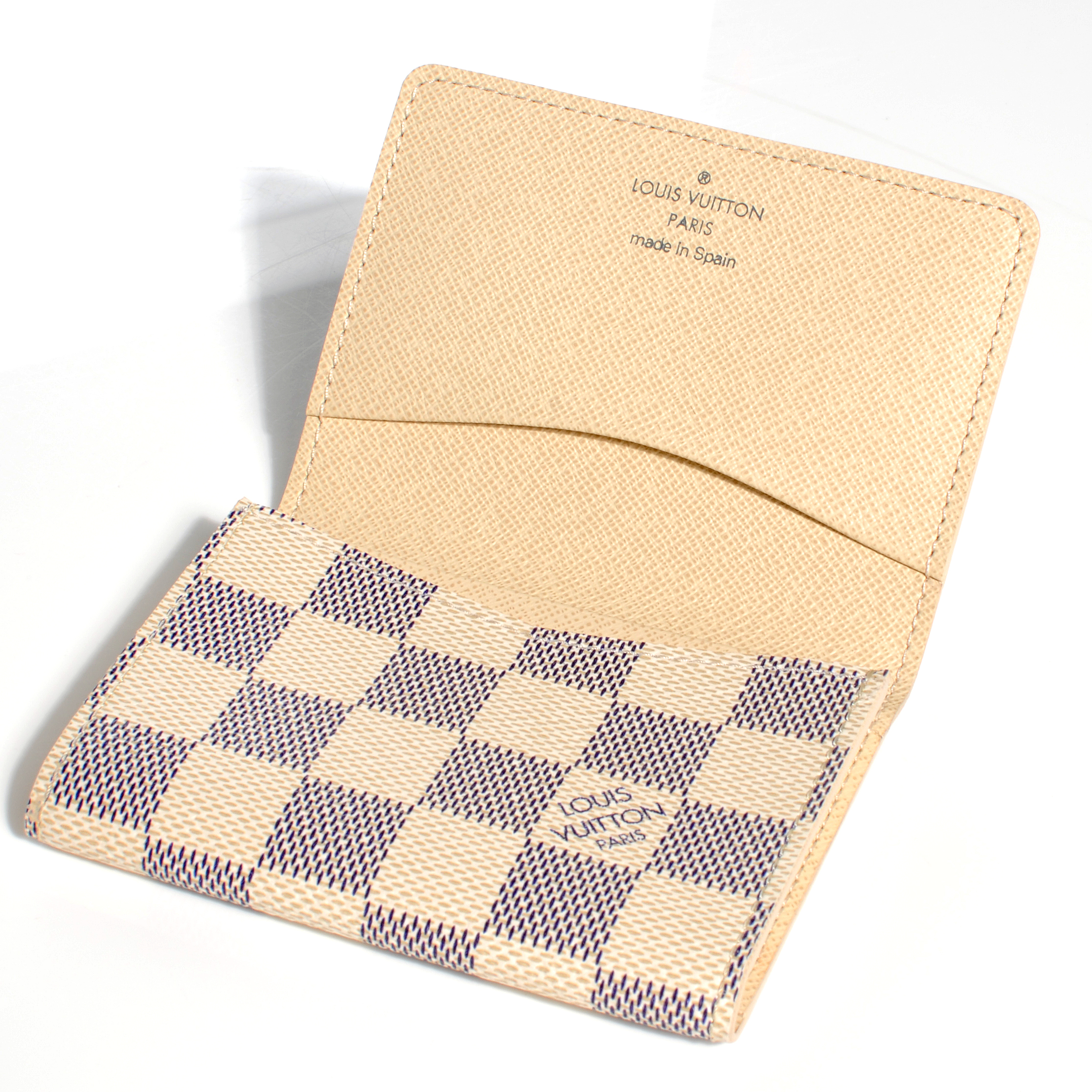 Business Card Holder Damier Azur Canvas - Wallets and Small