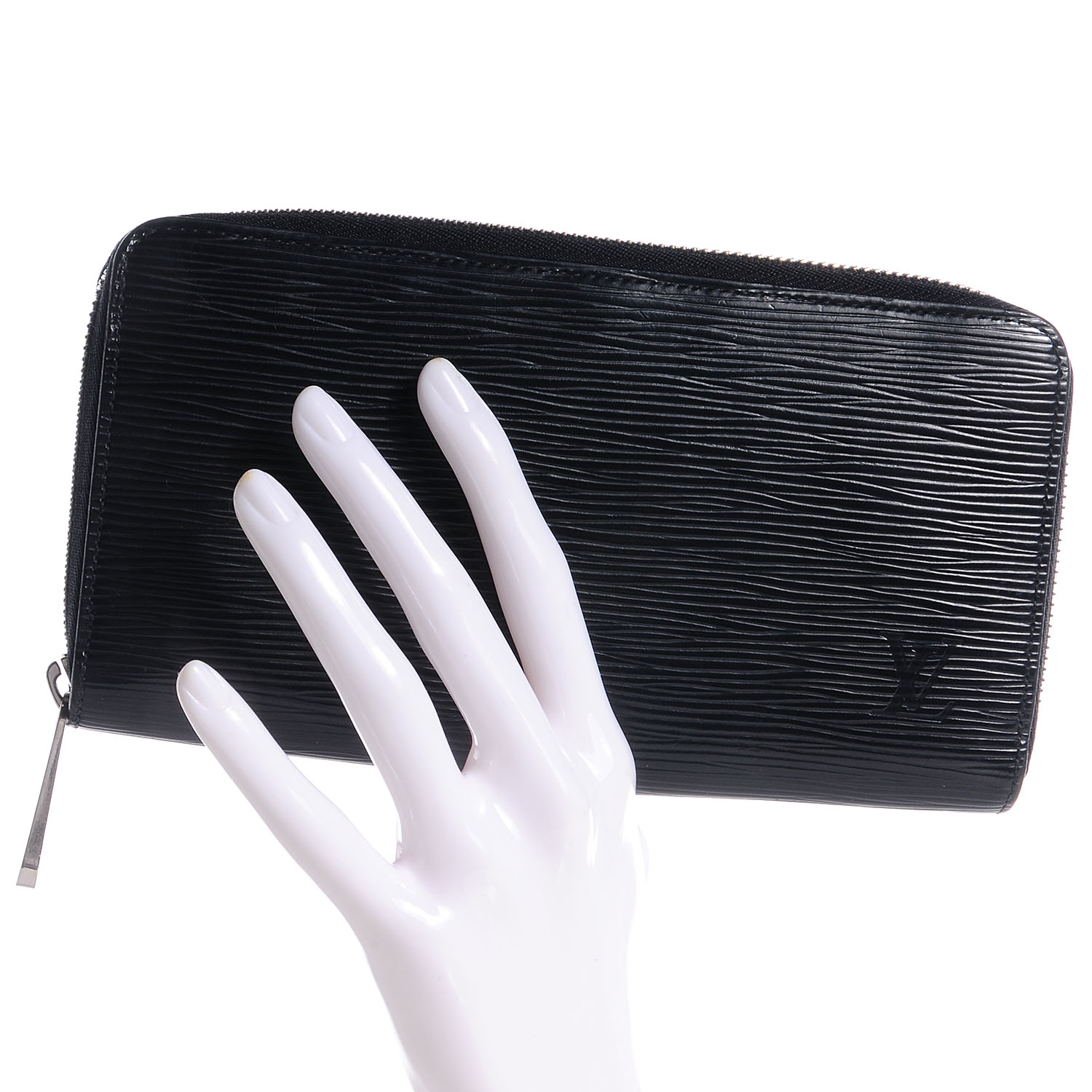 Louis Vuitton Epi Zippy Wallet in Black